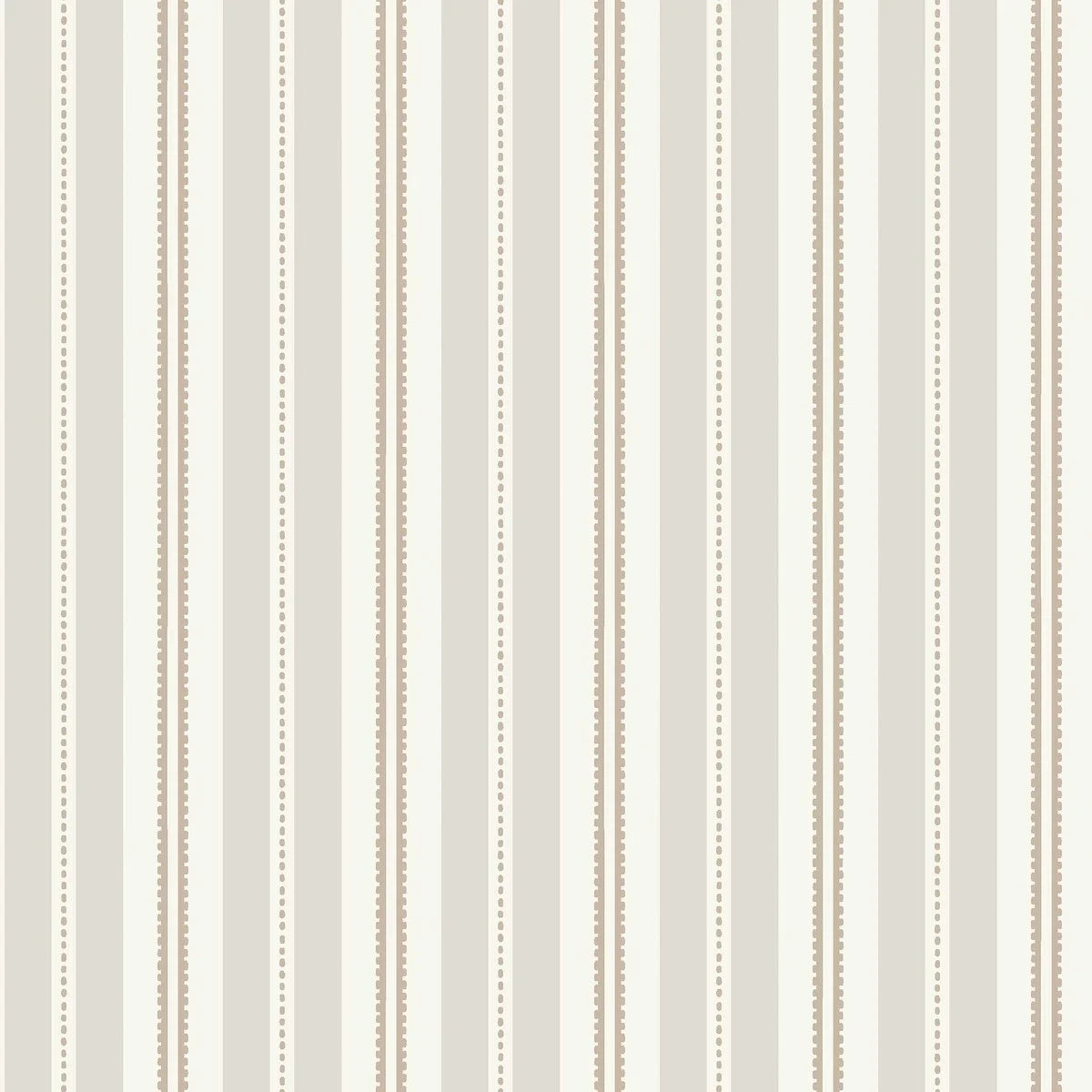 Tapete mit Streifen HEDDA beige mit braun