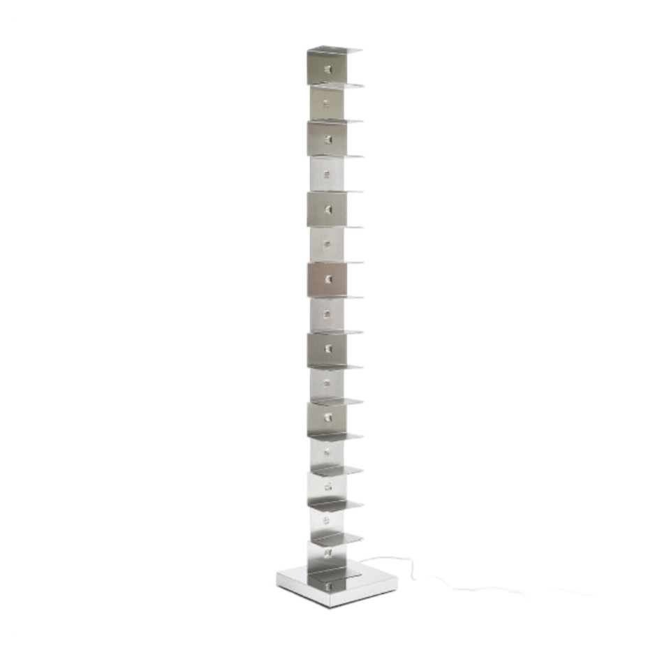 Beleuchteter Regal PTOLOMEO LUCE aus Stahl