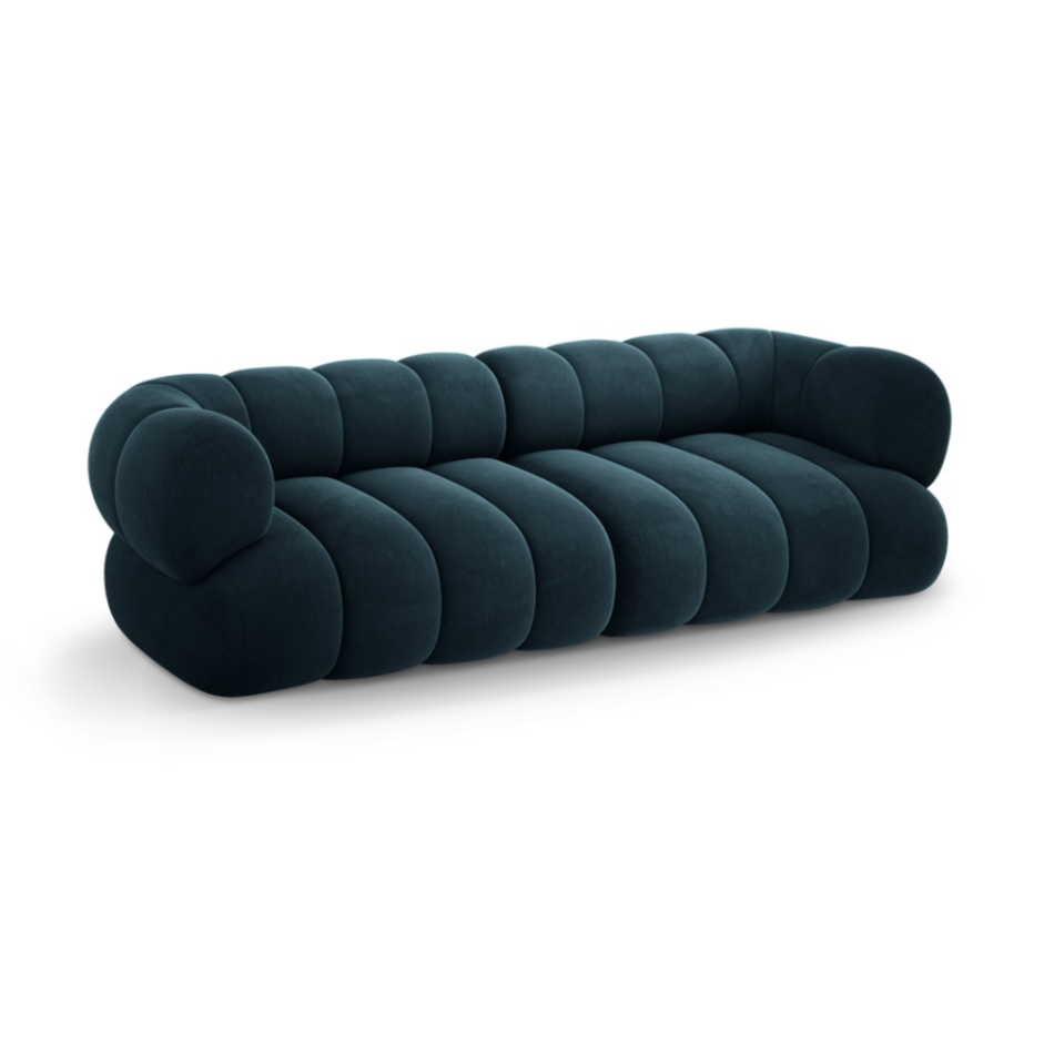 Sofa aksamitna 4-osobowa KOGE petrol