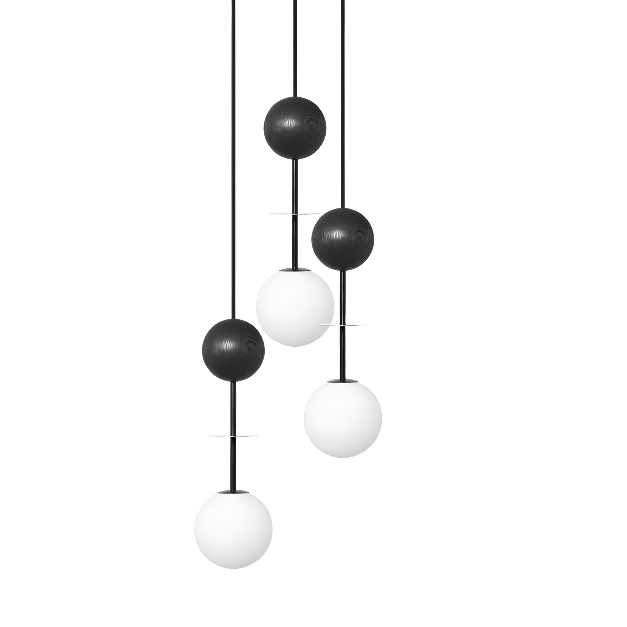 Lampa sufitowa OIO czarny
