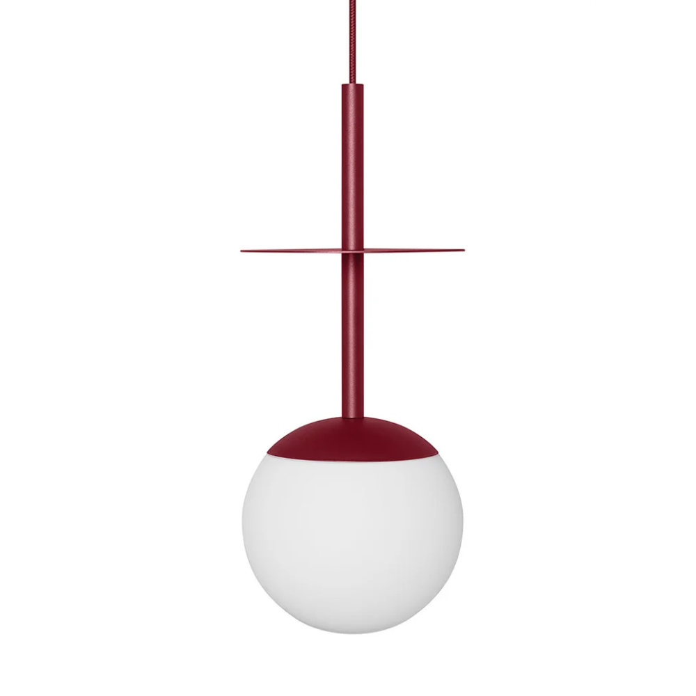 Lampa wisząca PLAAT burgundowy