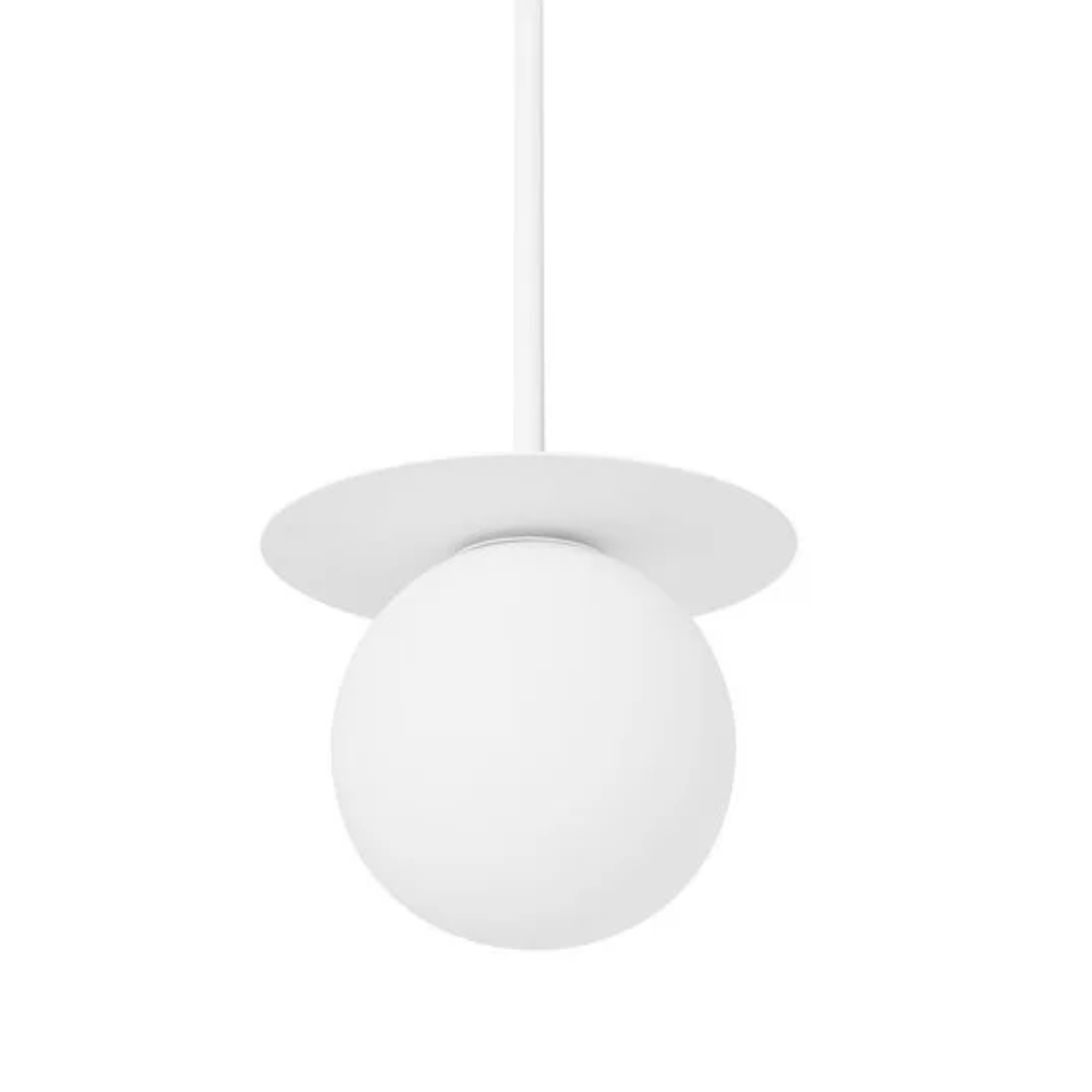 BORRA white pendant lamp