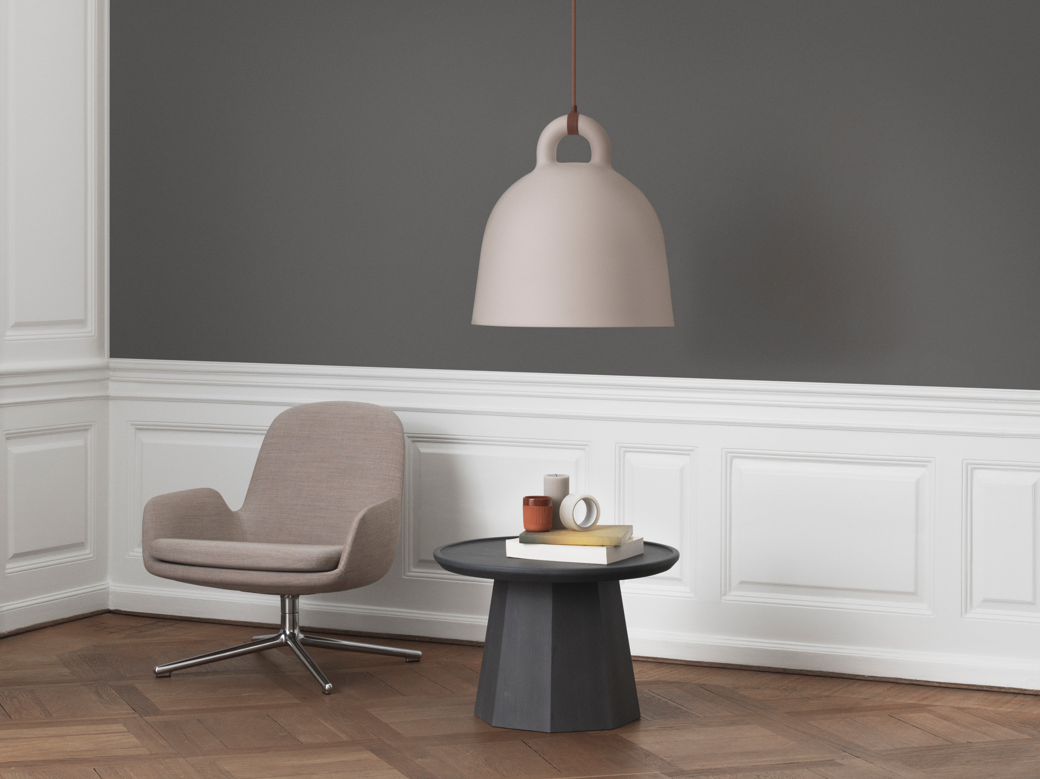 Lampa wisząca BELL piaskowy