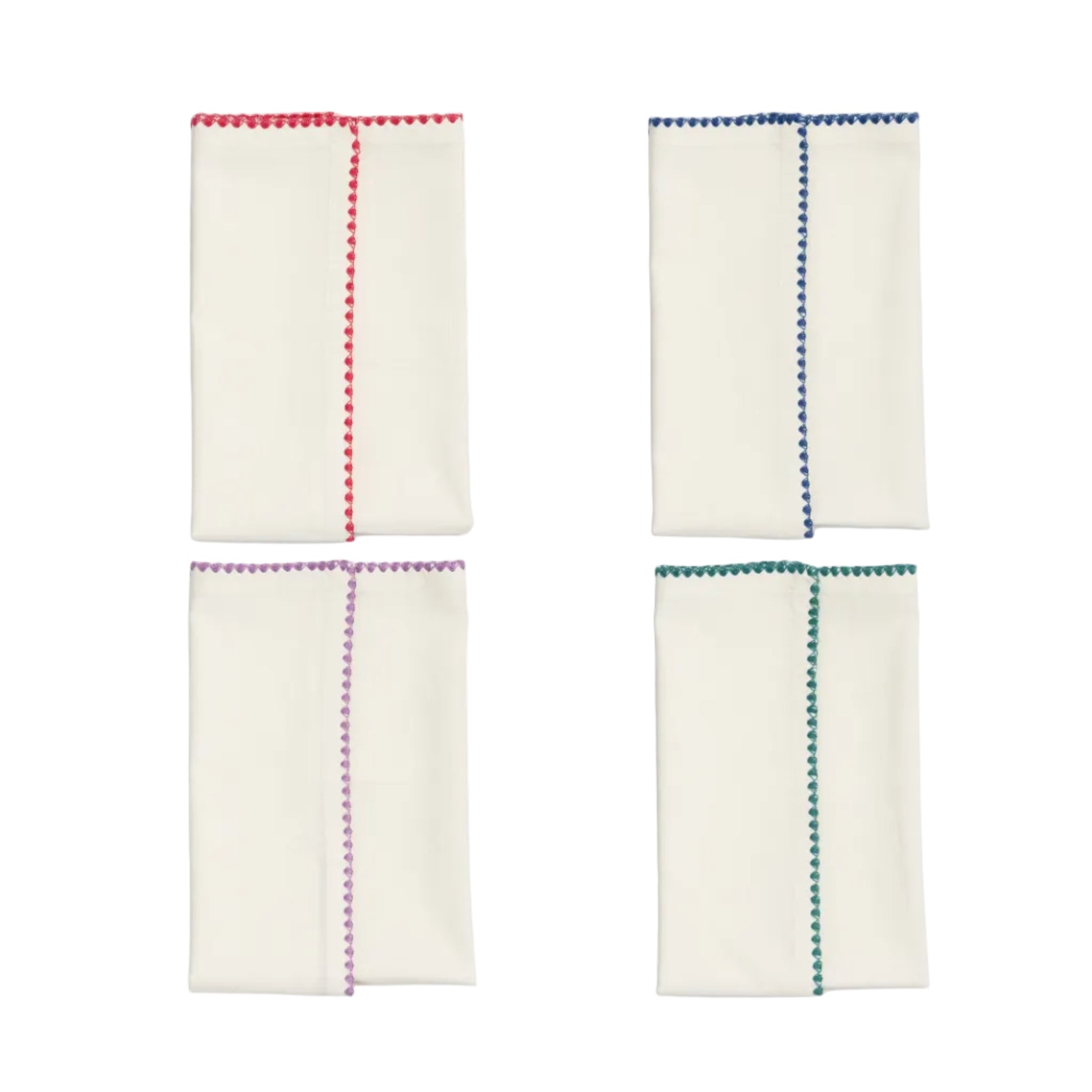 Servietten-Set ZIGZAG Baumwolle