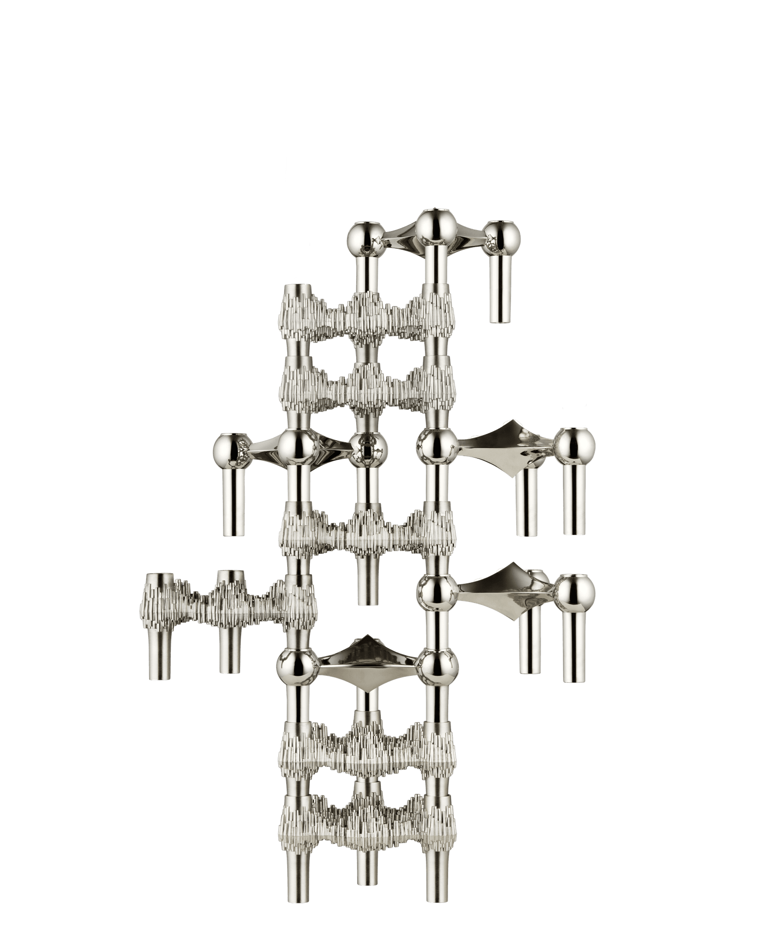 Kerzenhalter QUIST gebürstetes Chrom