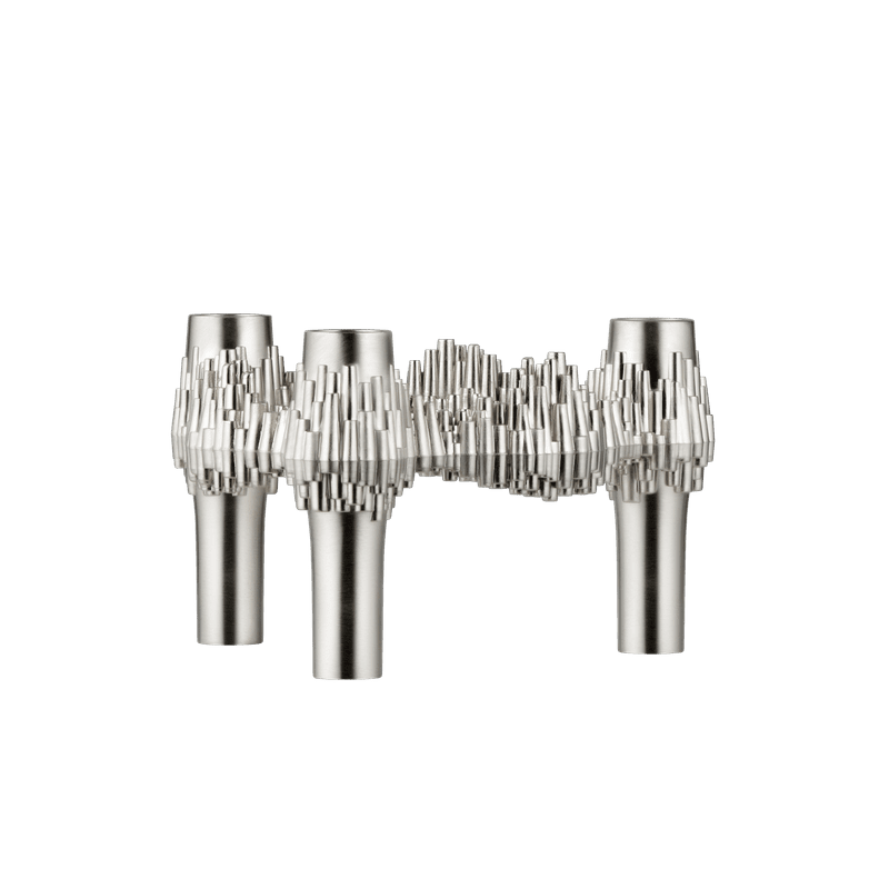 Kerzenhalter QUIST gebürstetes Chrom