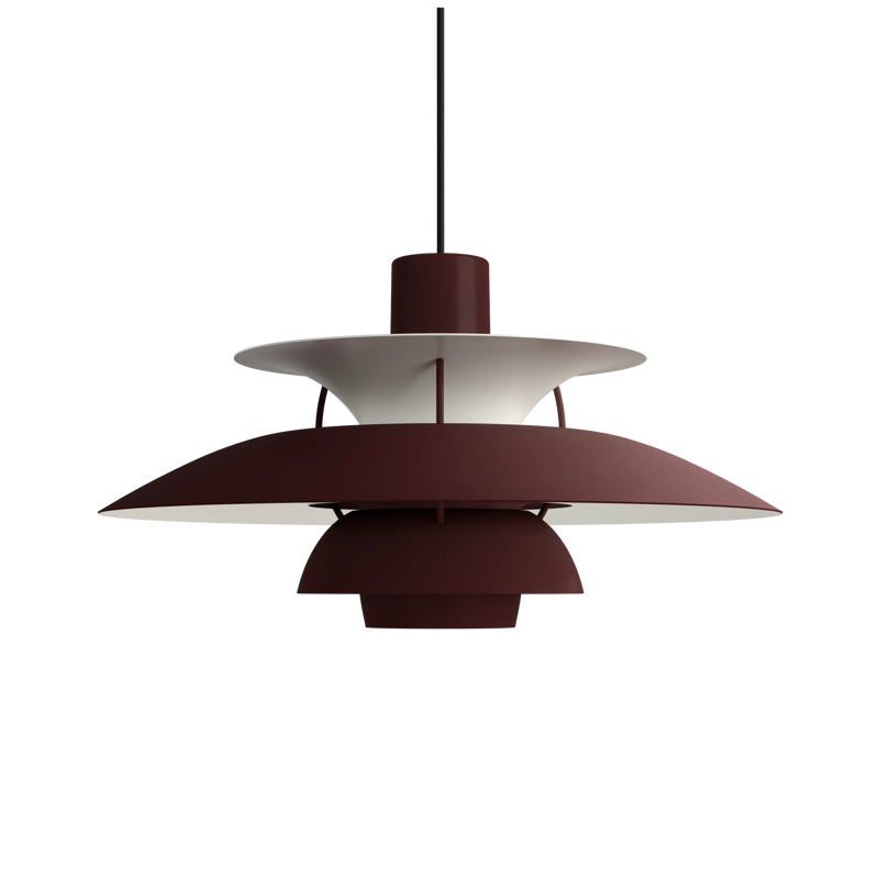 Lampa wisząca PH 5 monochromatyczny burgundowy