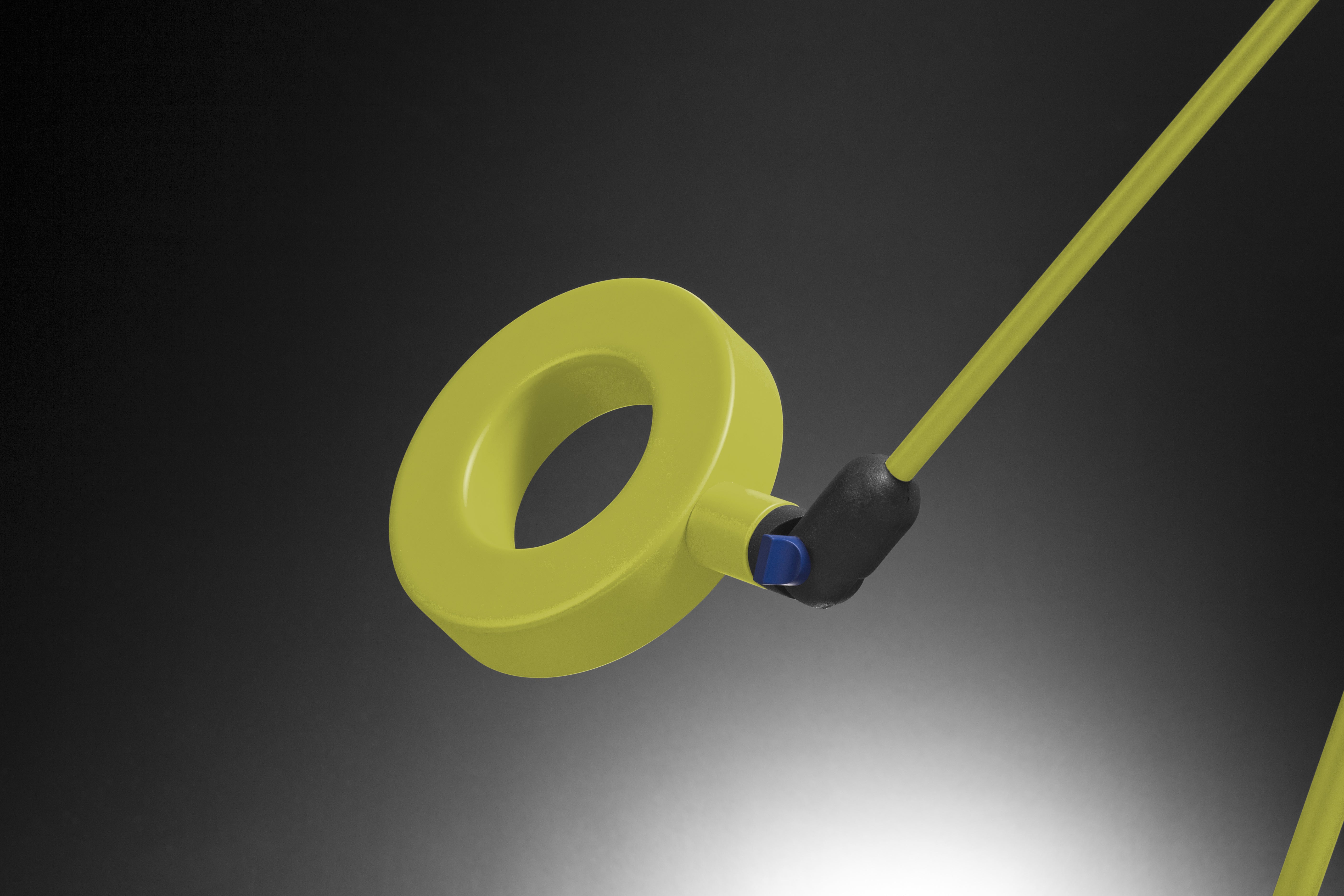 Lampa biurkowa L'AMICA zielony z czarnym i niebieskim