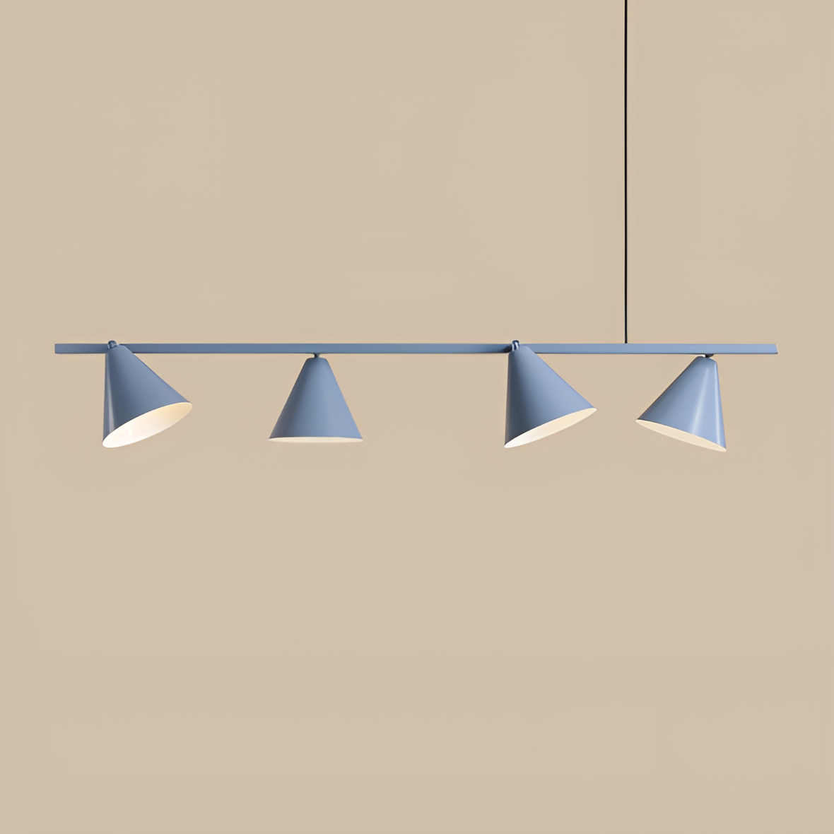Lampa wisząca FORM QUATRO niebieski