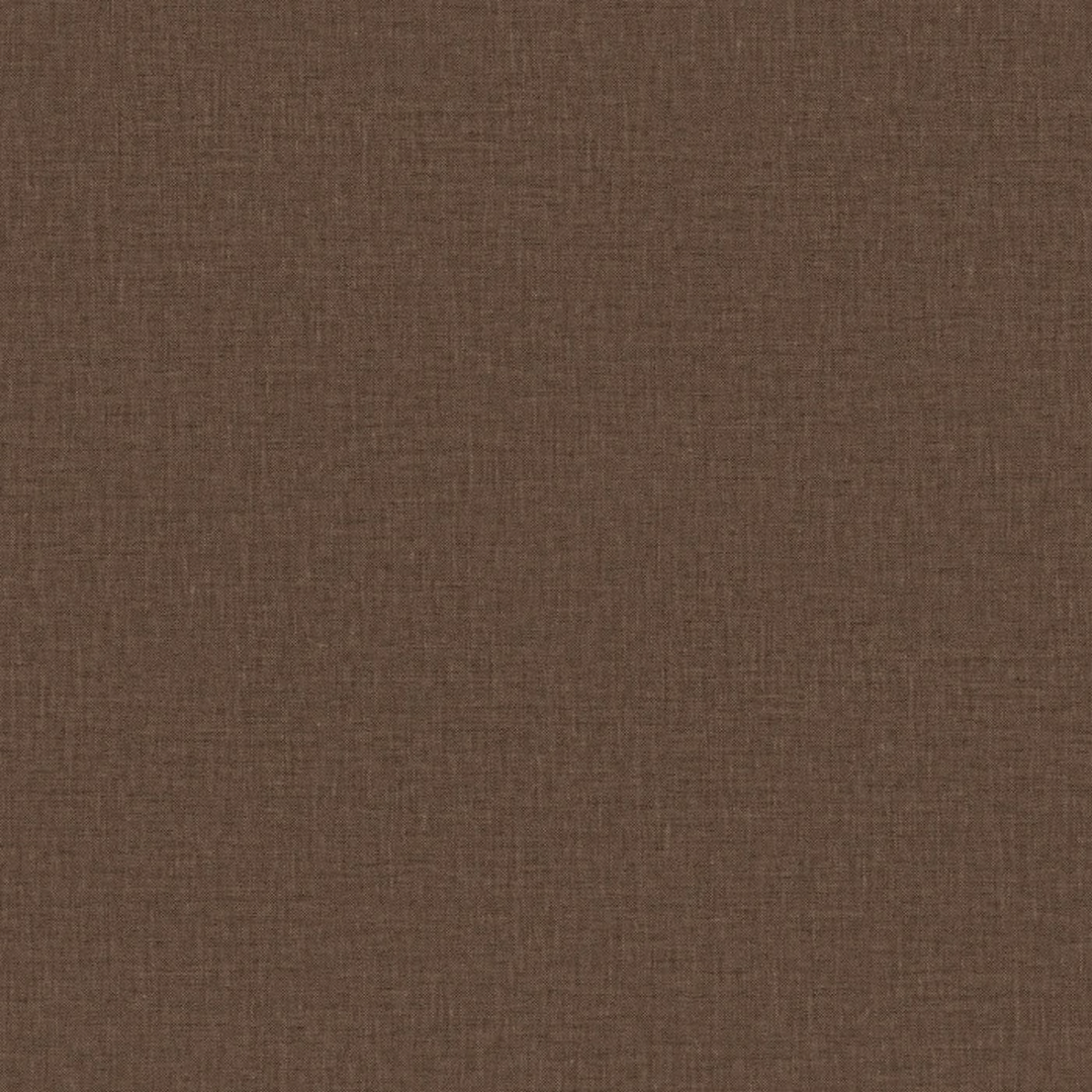 Structural vinyl wallpaper resembling linen canvas LINA - CACAO brown