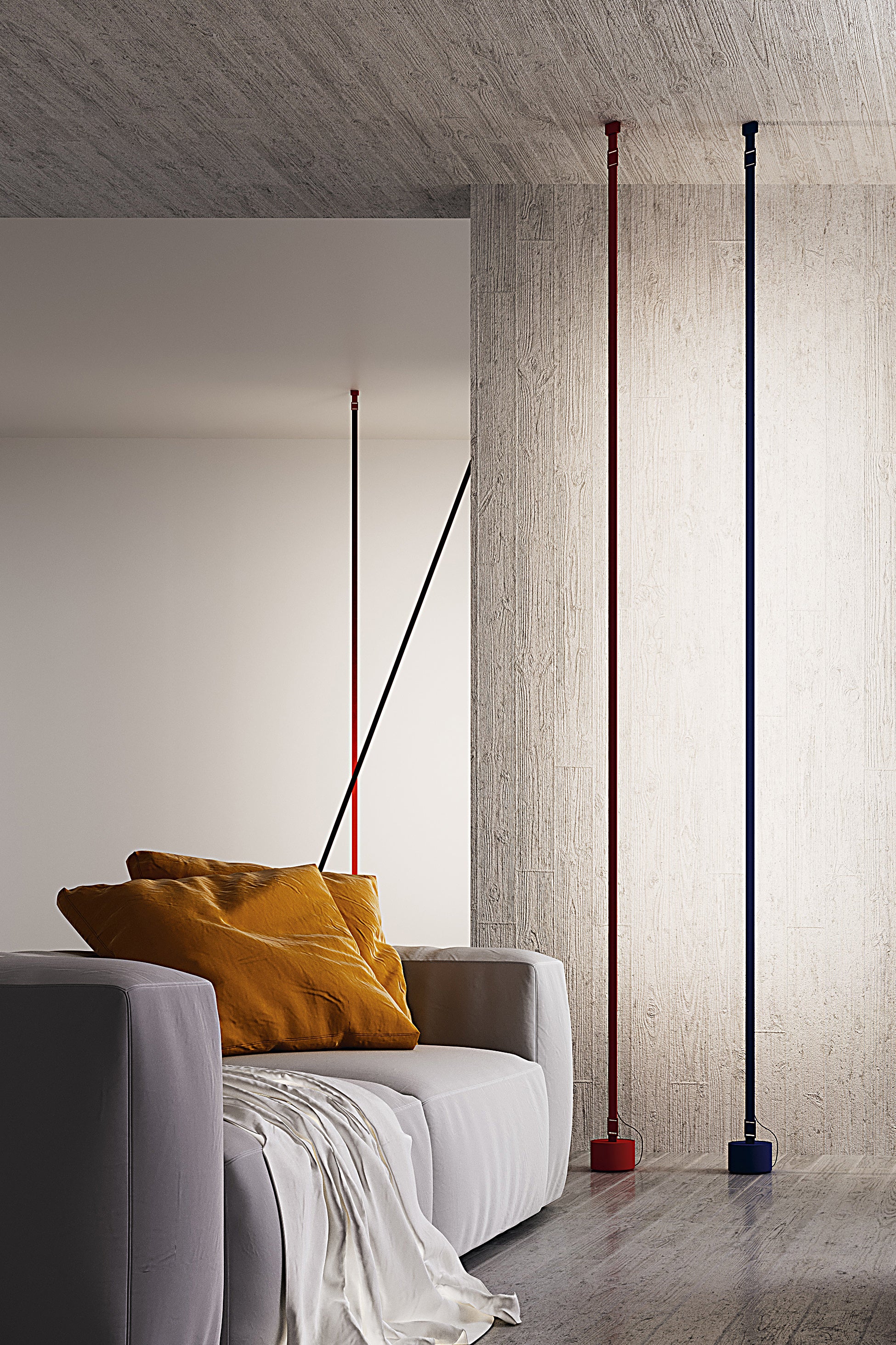 Lampa podłogowa ELASTICA czarny