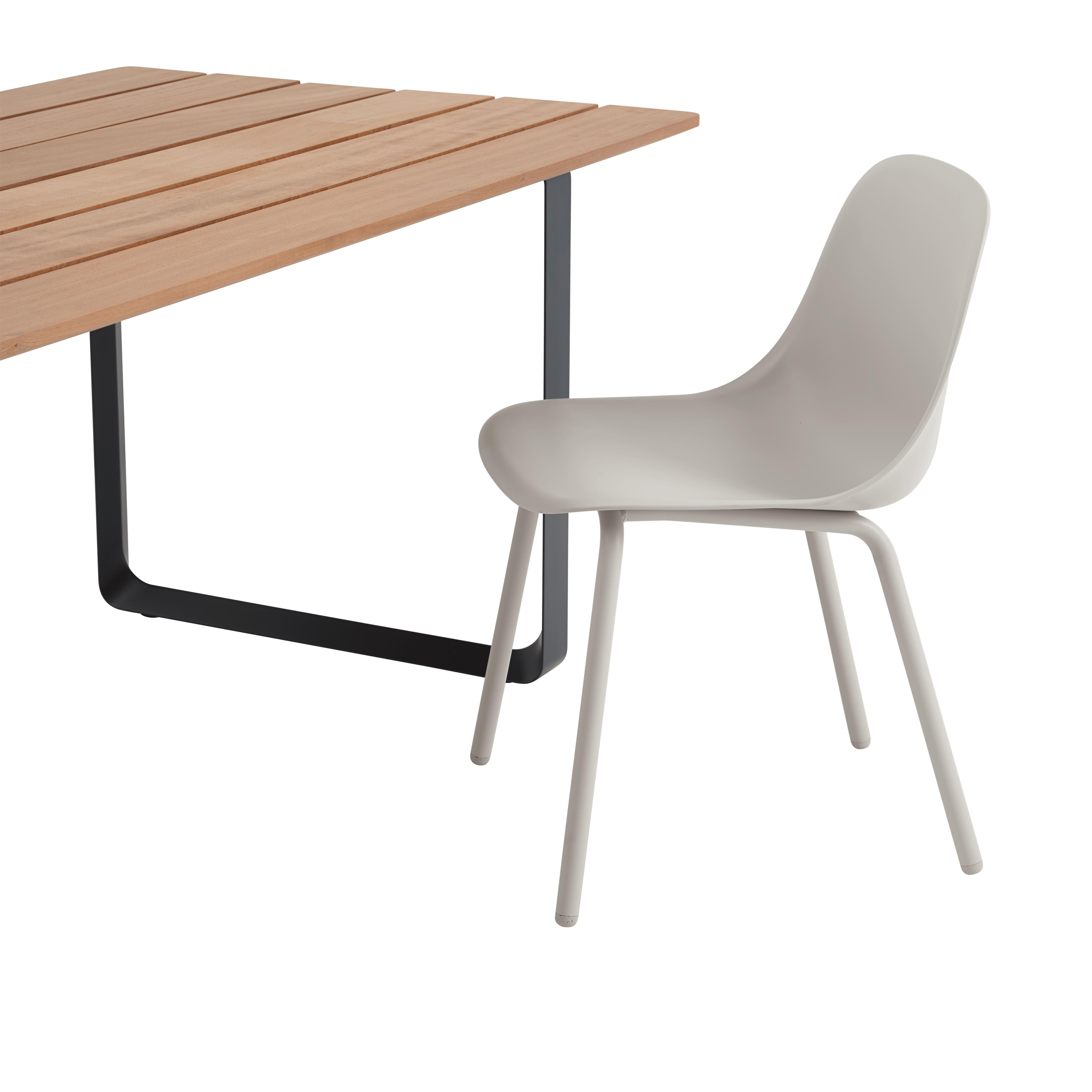 FIBER Outdoor Chair Gray