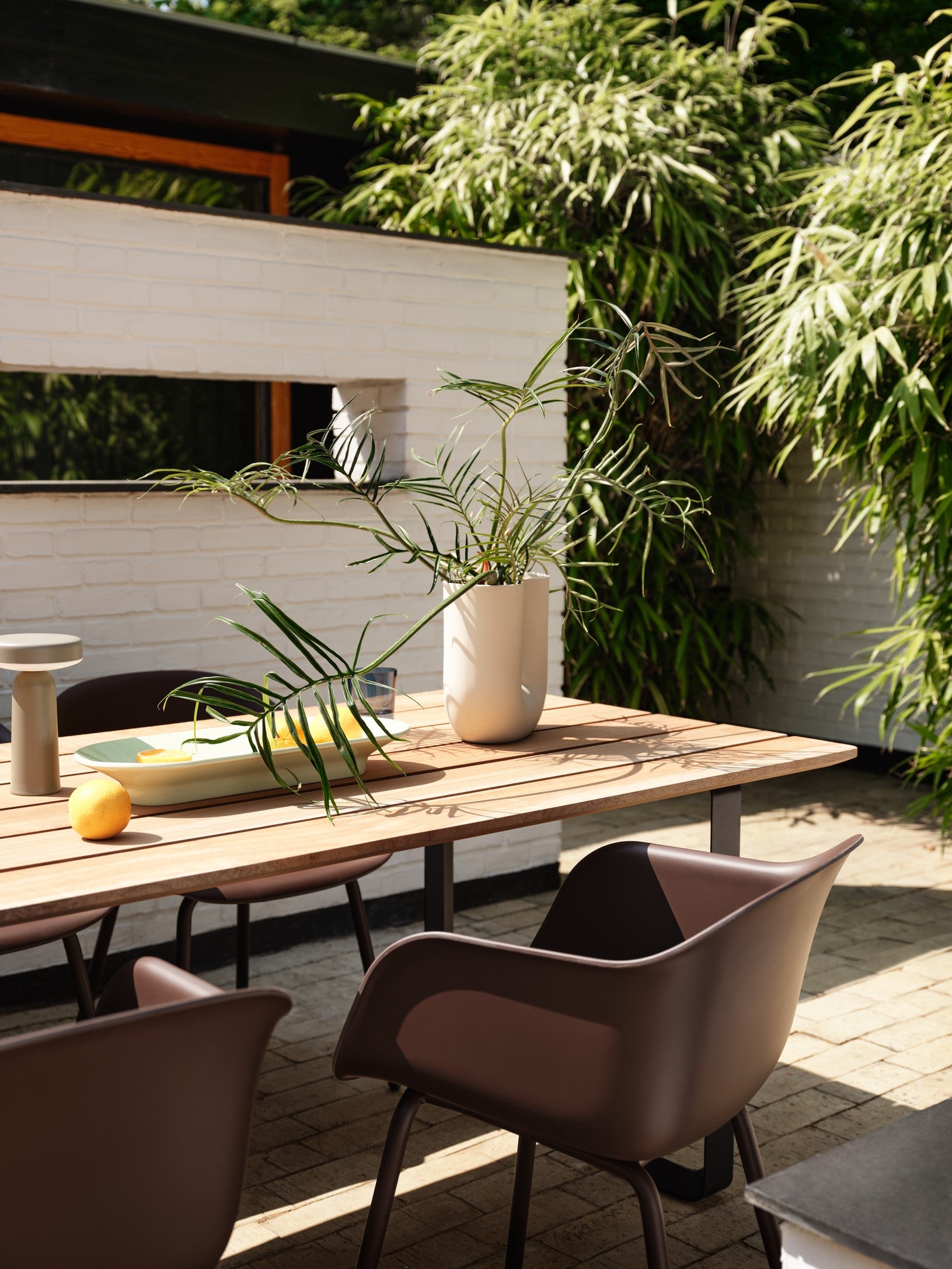 Gray Outdoor Armchair FIBER