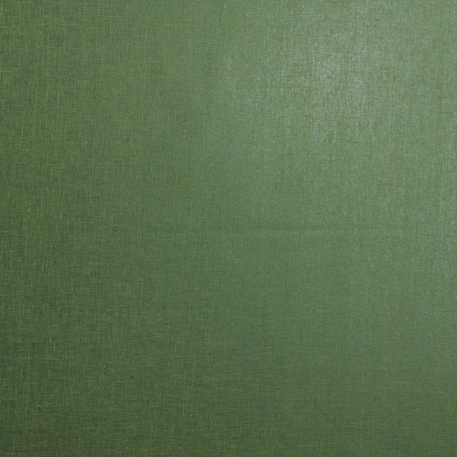Leinenstofftapete mit Opalisierungseffekt ELARA - VERT MOUSSE grün