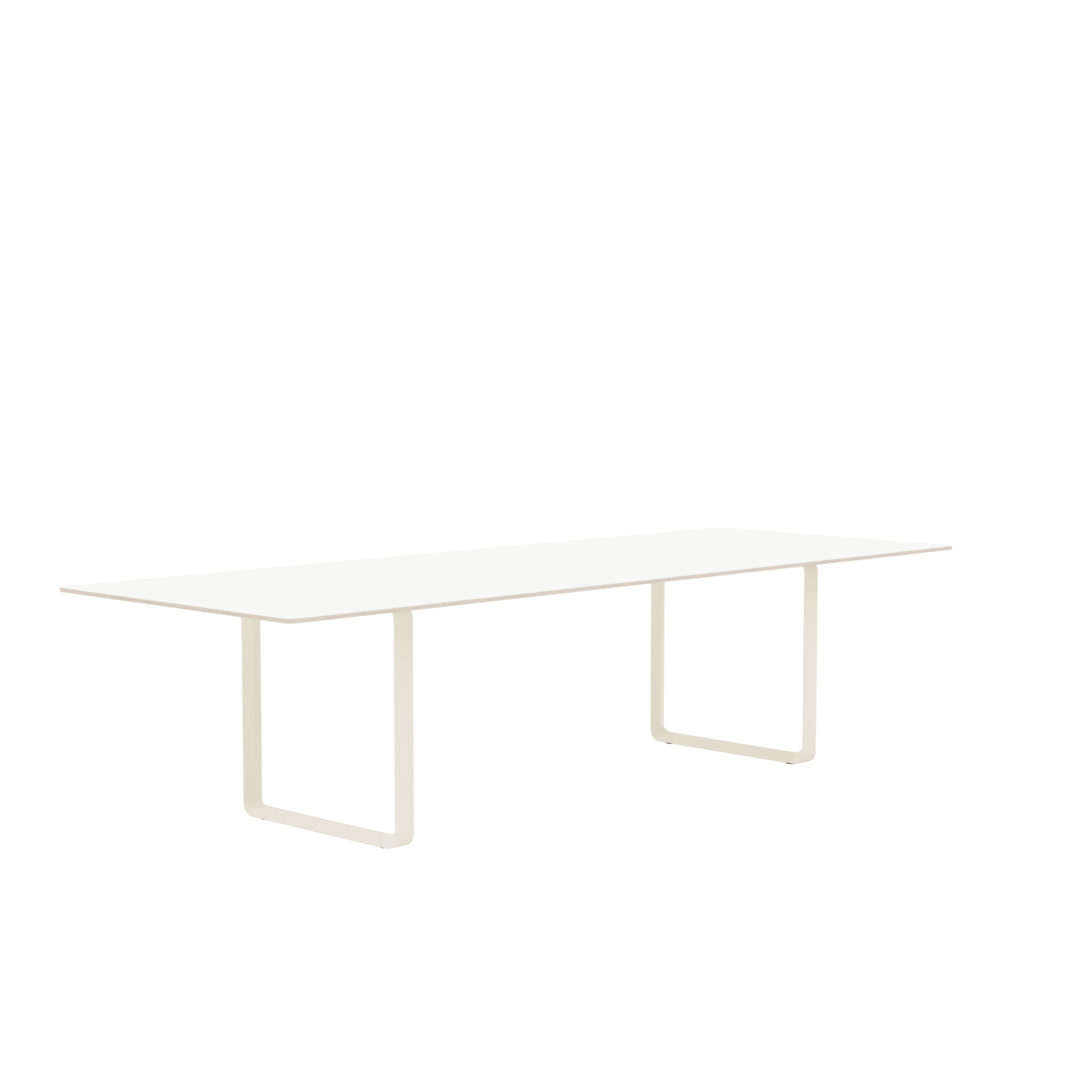 White 70/70 Table with Sand Base