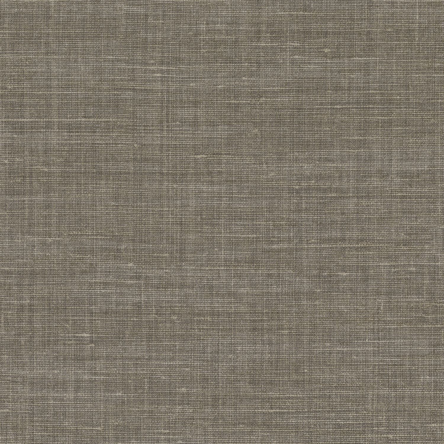 Structural wallpaper resembling linen canvas SHINOK - GRIS TAUPE gray with taupe