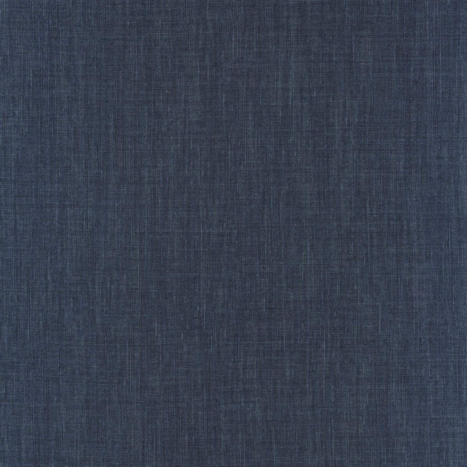 Structural wallpaper resembling linen canvas SHINOK - BLEU NUIT navy blue