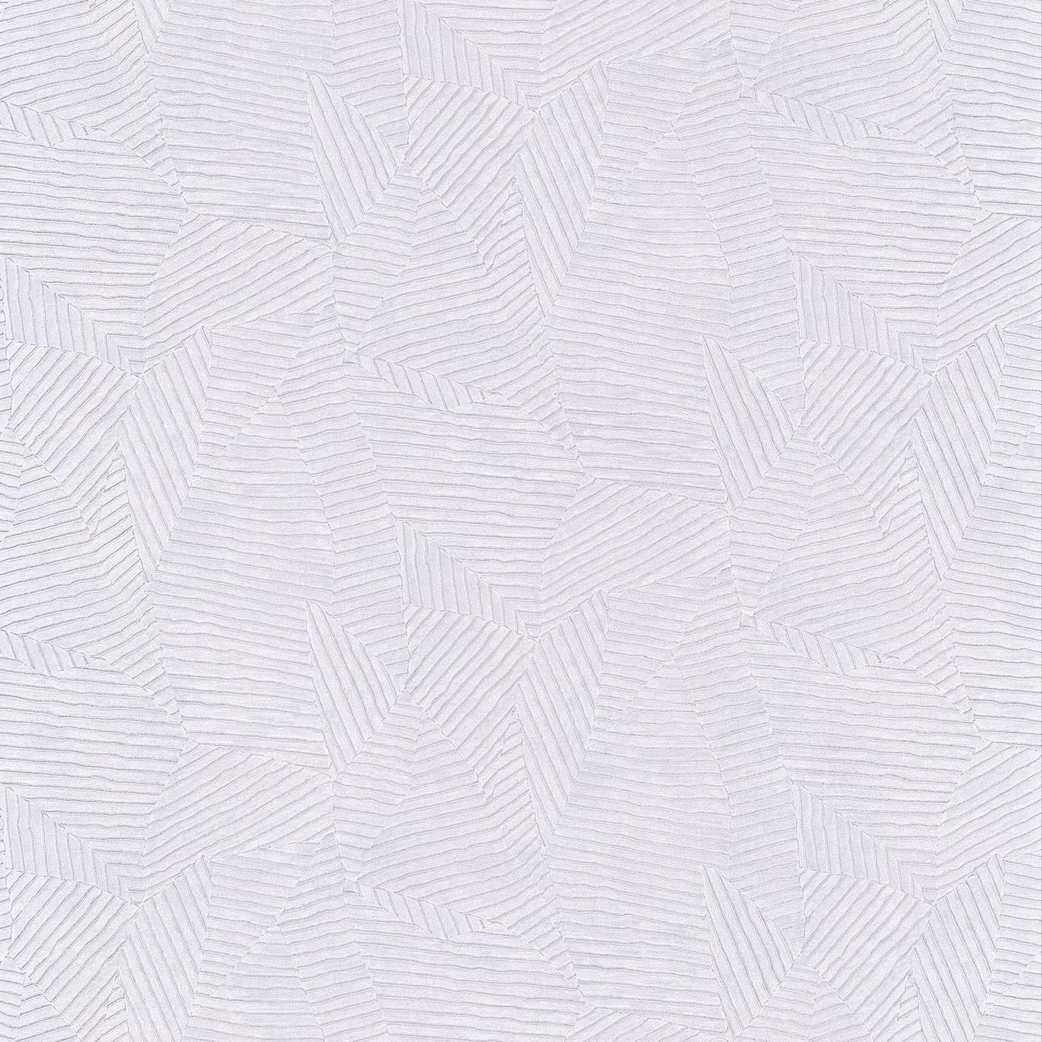Structural wallpaper imitating bamboo leaves SOROA - WHITE PETAL white