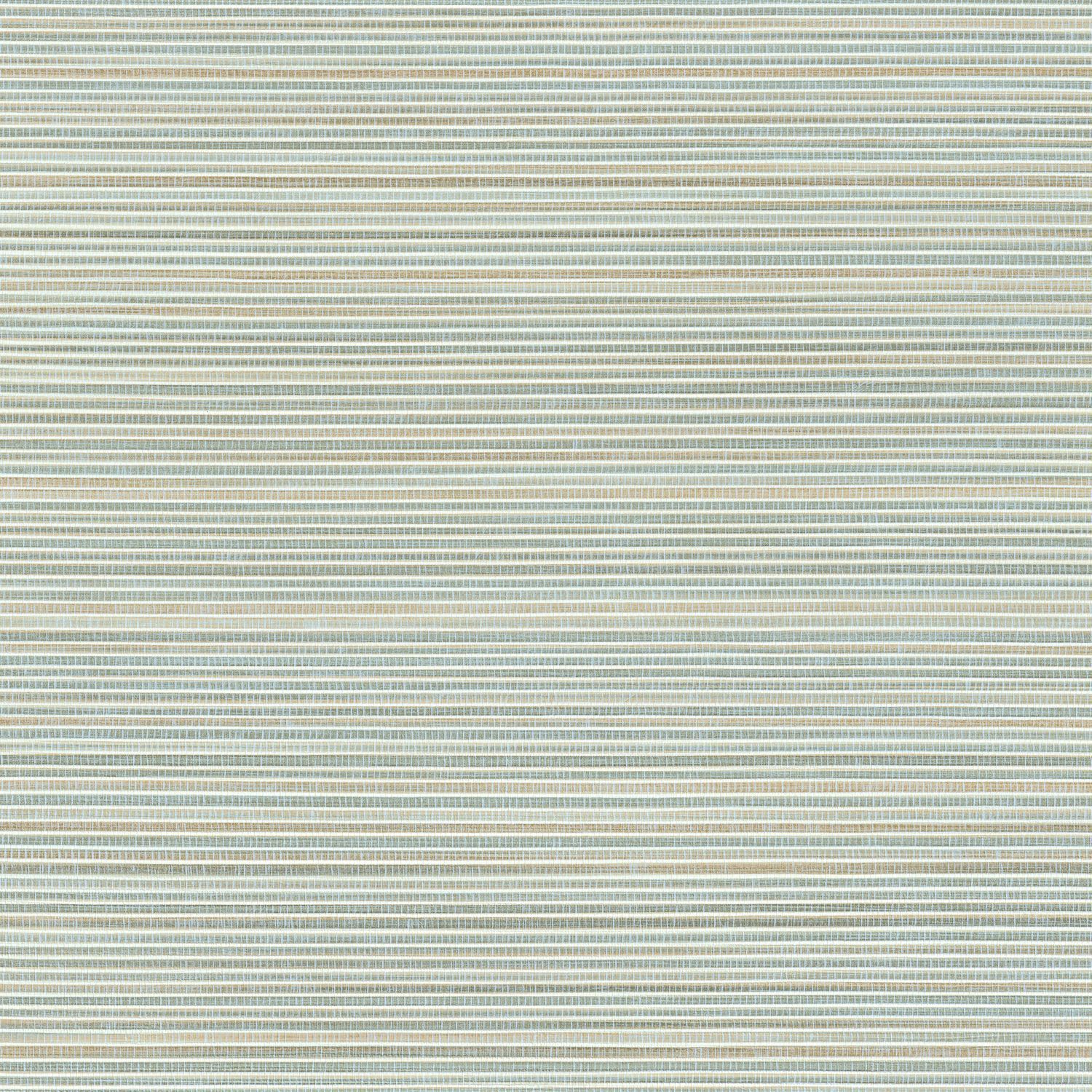 Structural wallpaper imitating plant canvas PANDAN - PAON muted green