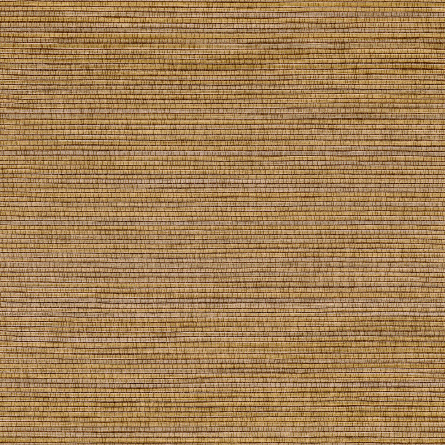 Structural wallpaper imitating plant canvas PANDAN - OCHRE gold