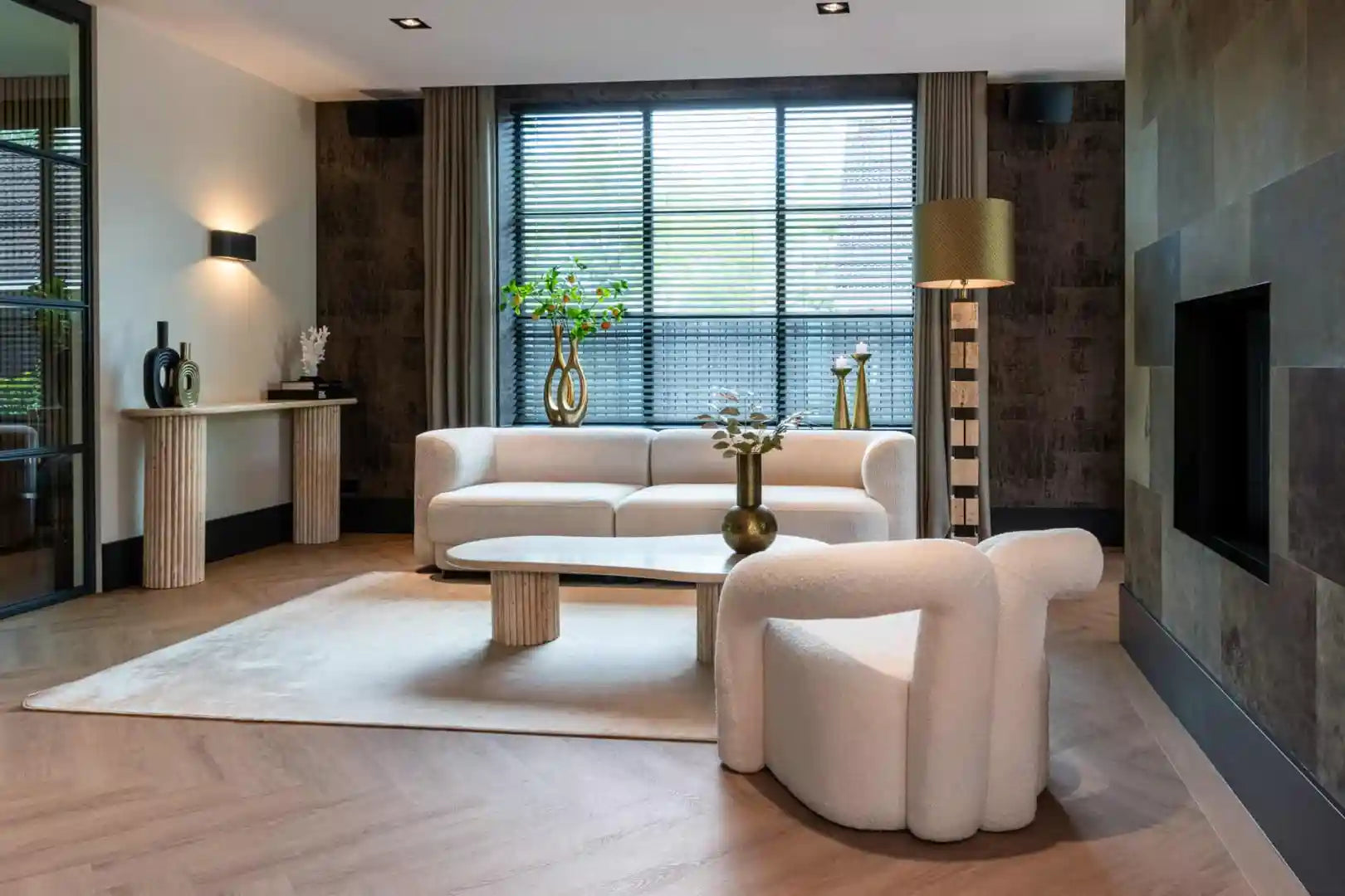 LA CANTERA Console travertine