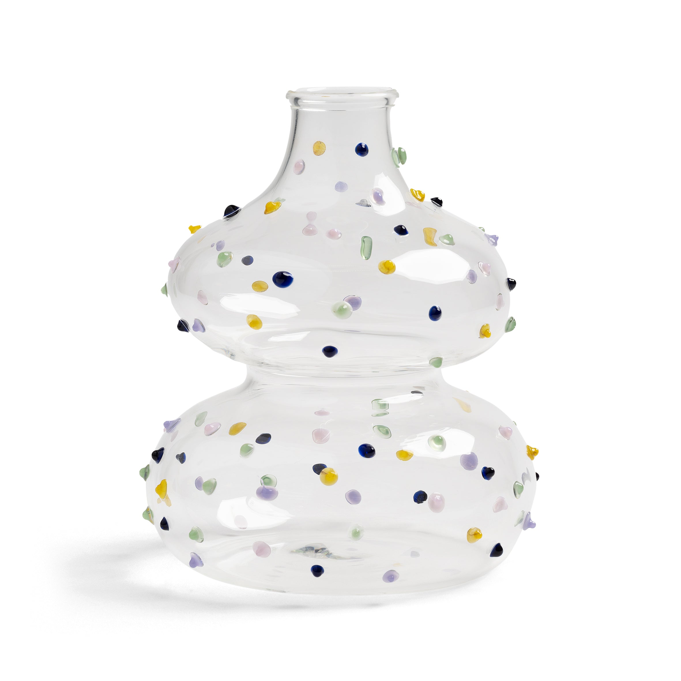 CRAFT Transparent Vase Set with Colorful Patterns