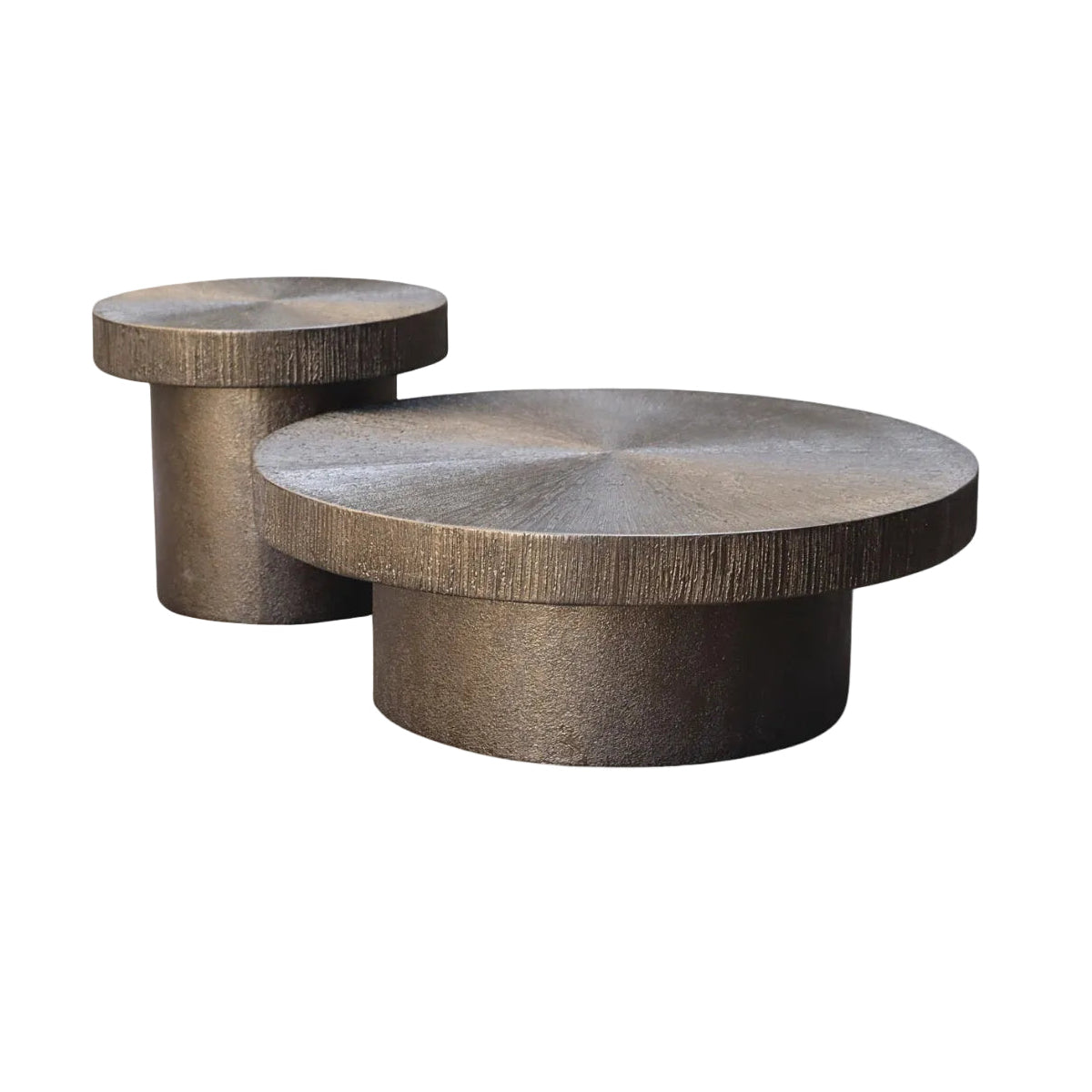 Kaffeetisch-Set LINDO antikes Gold