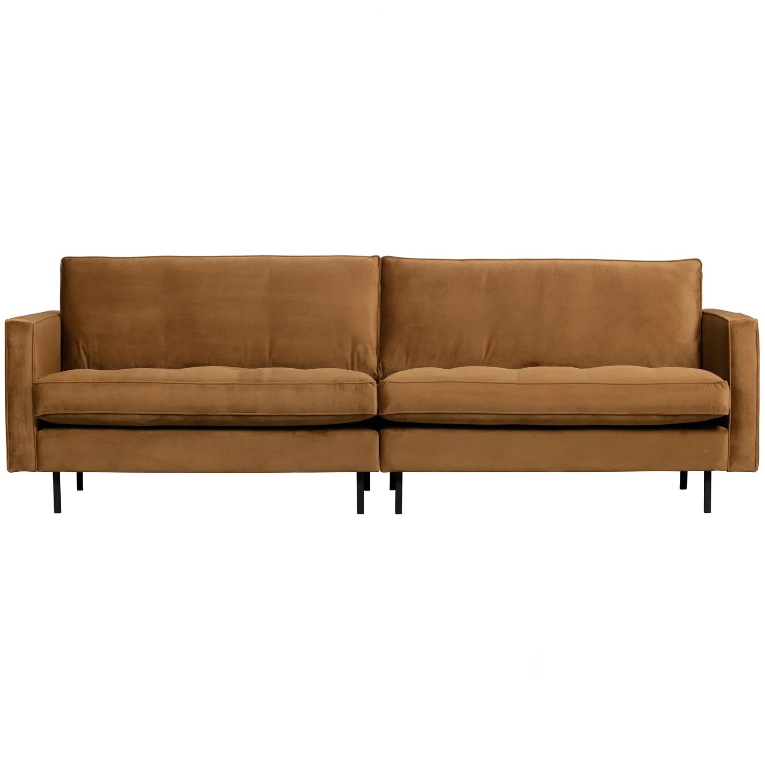Sofa aksamitna 3-osobowa RODEO CLASSIC miodowy