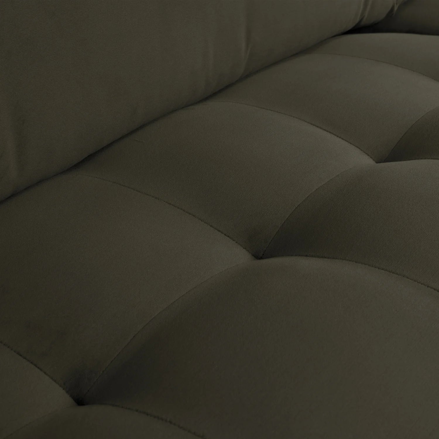 Sofa aksamitna 2,5-osobowa RODEO CLASSIC ciemnozielony