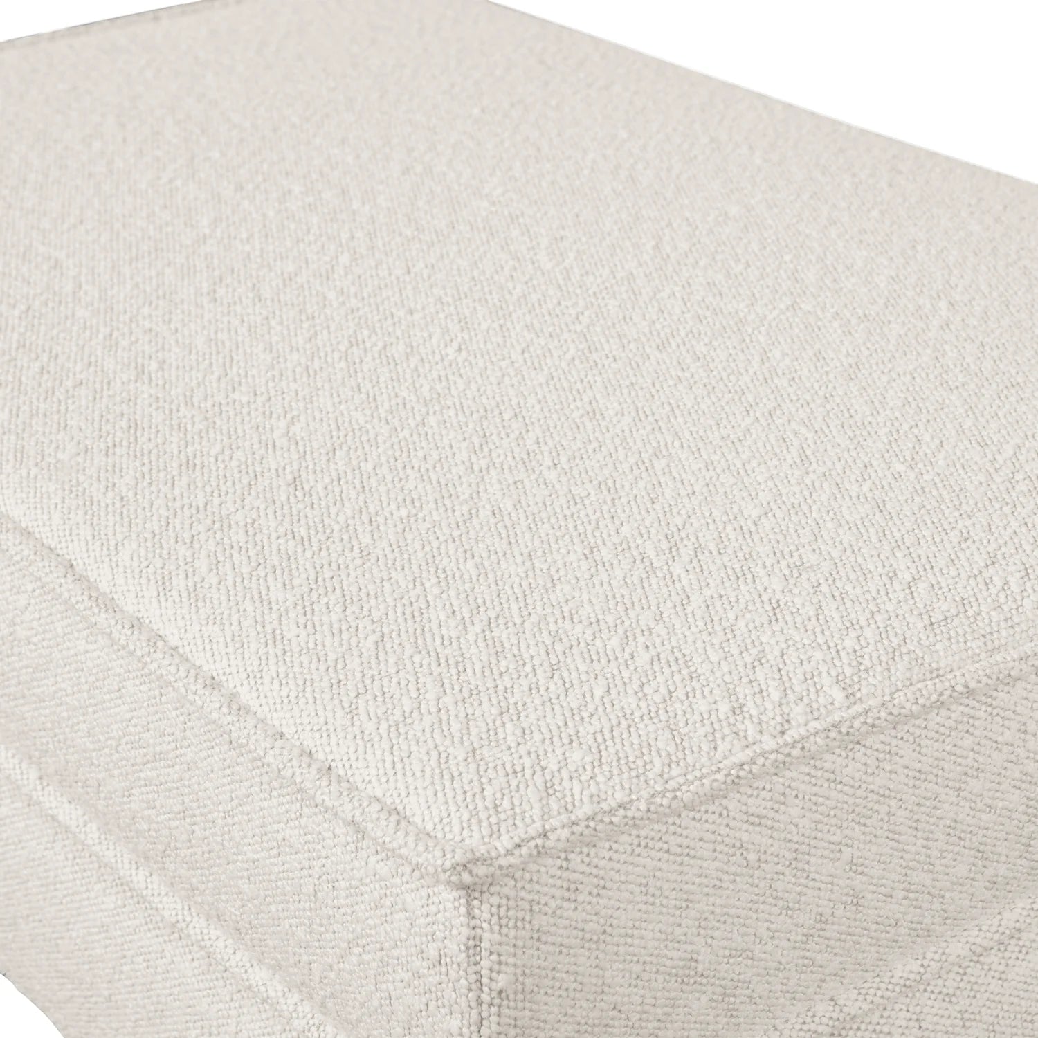 Rodeo Footruest Cream Bouclé