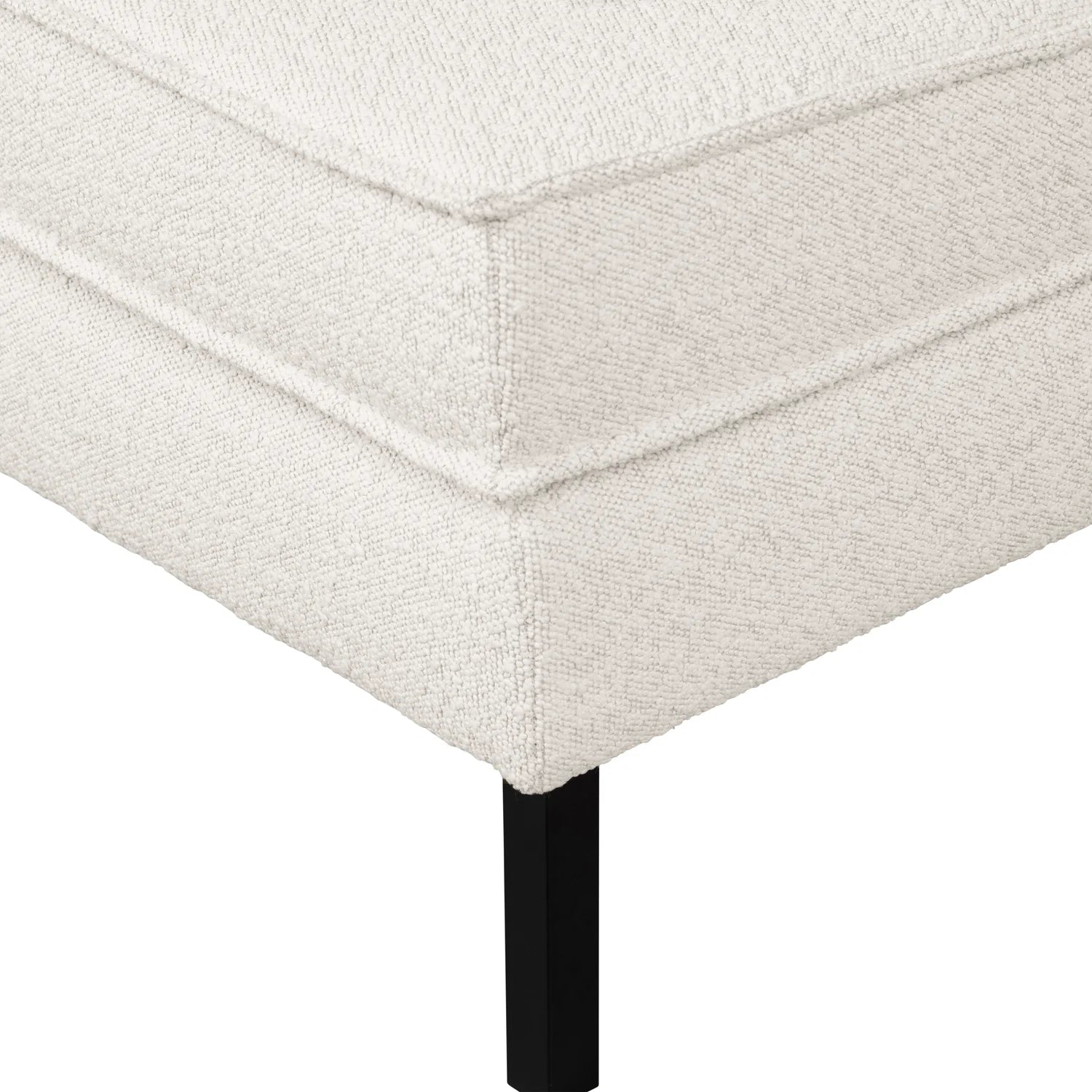 Rodeo Footruest Cream Bouclé