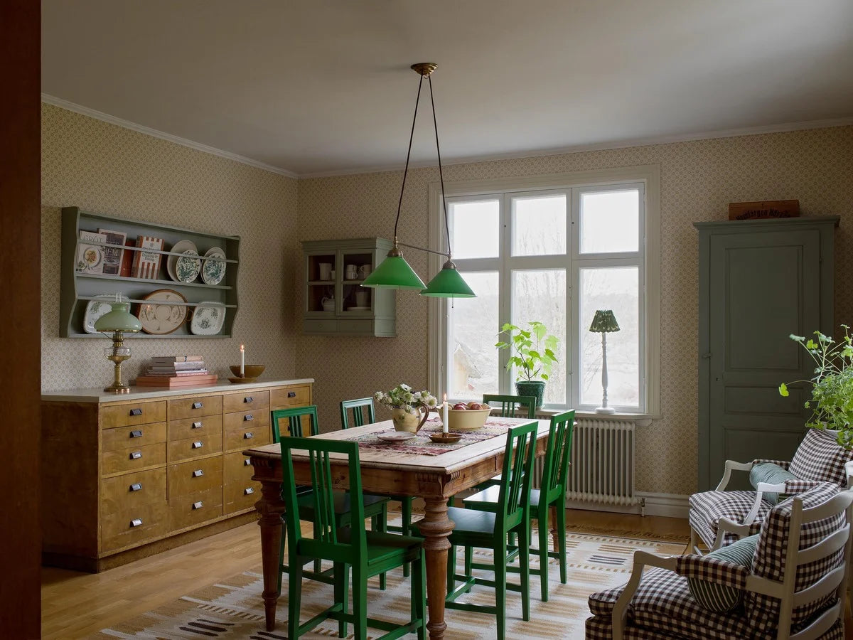 Tapeta flizelinowa papierowa z geometrycznym wzorem STELLA jasnobeżowy z żółtym