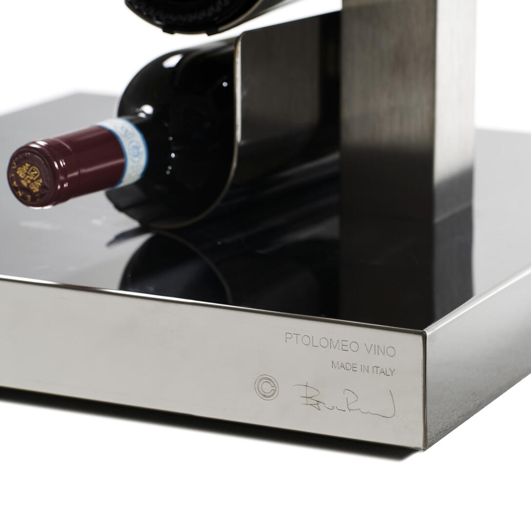 Stojak na wino PTOLOMEO VINO stalowy