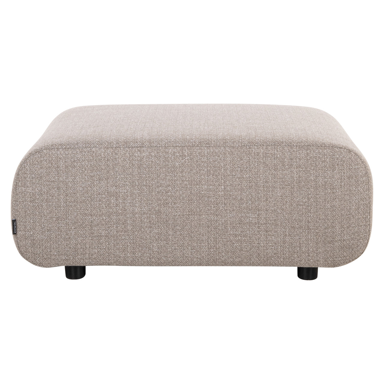DAWSON Outdoor Pouf in Gray-Beige