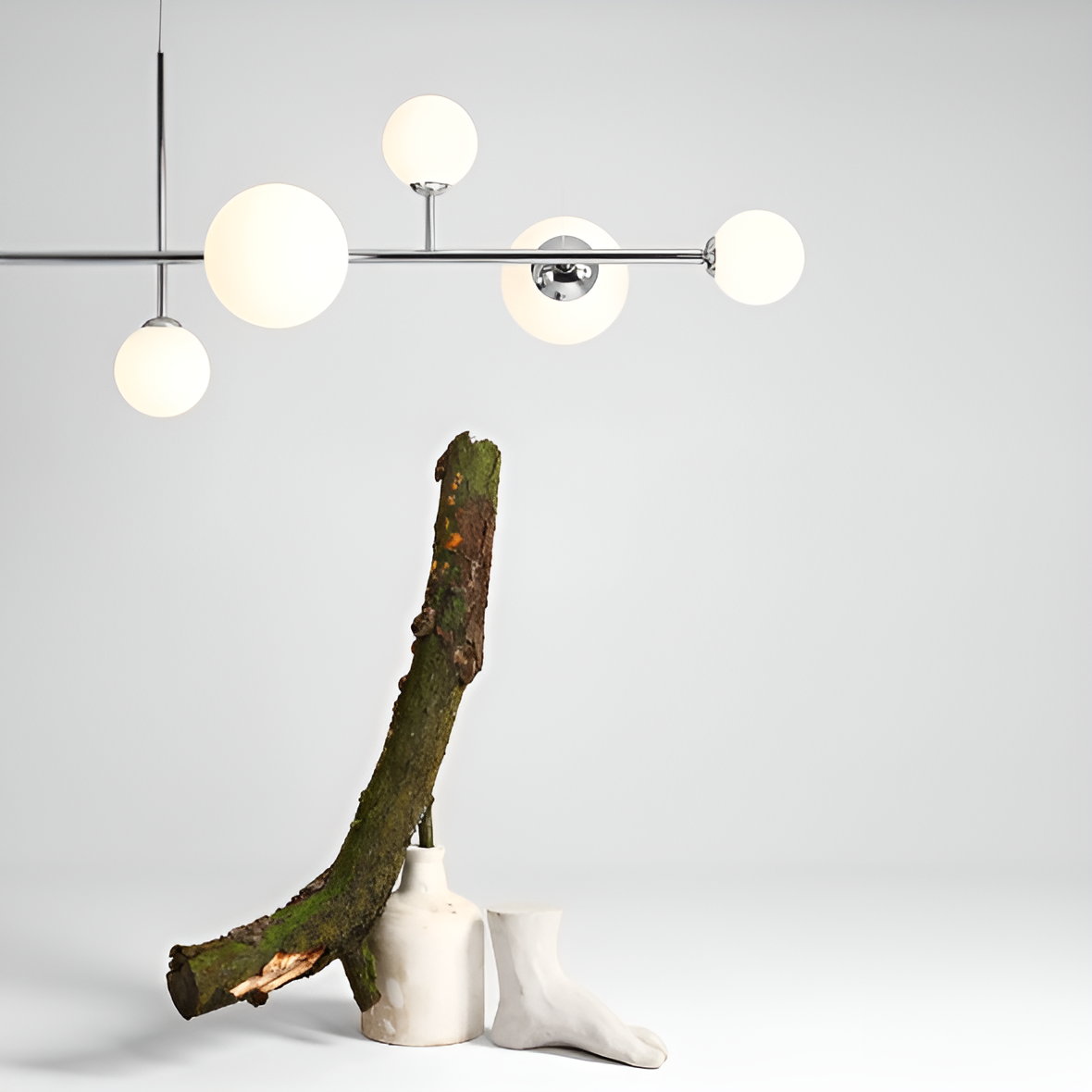 Lampa wisząca DIONE HEXA chromowany