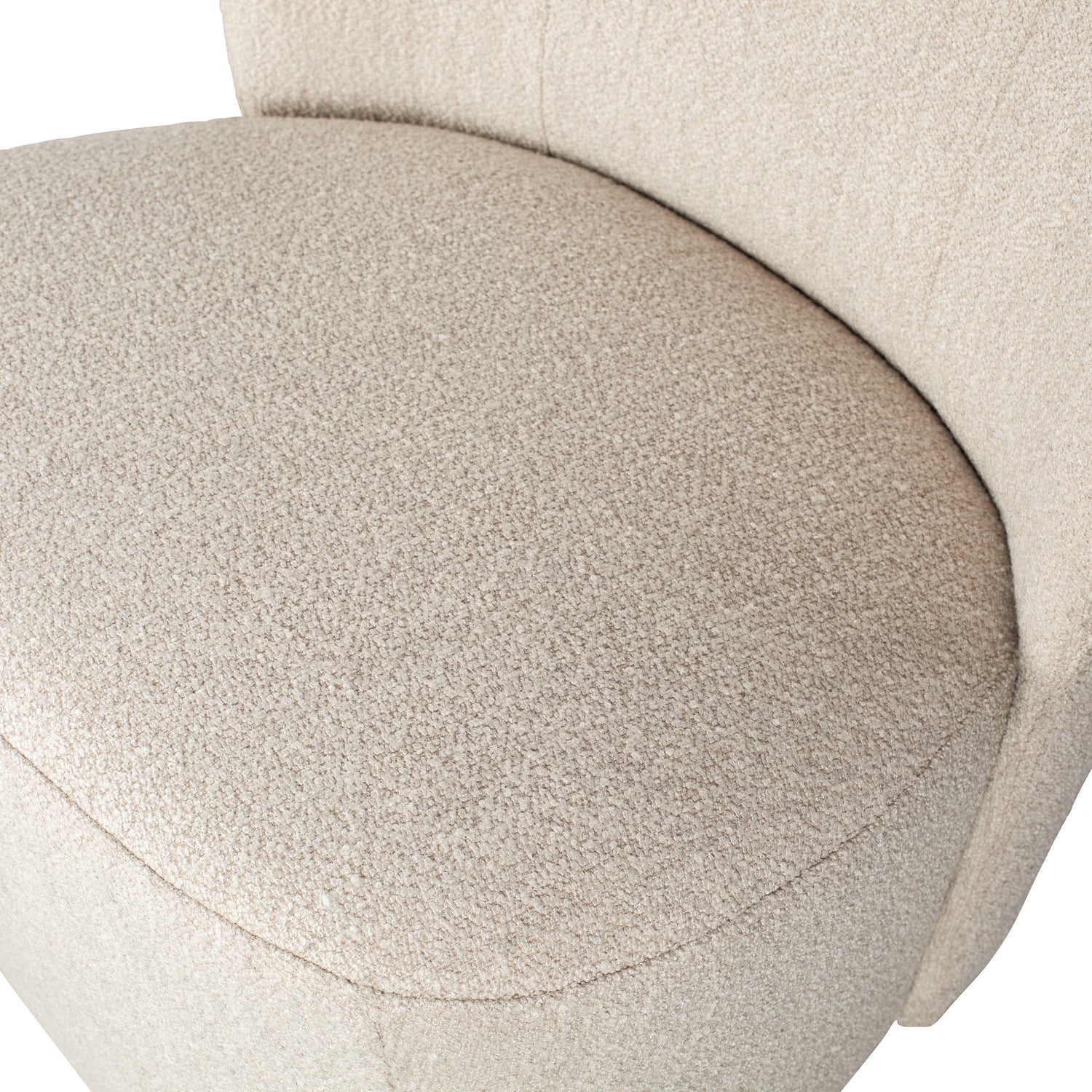 Fotel LOFTY beżowy bouclé – Woood