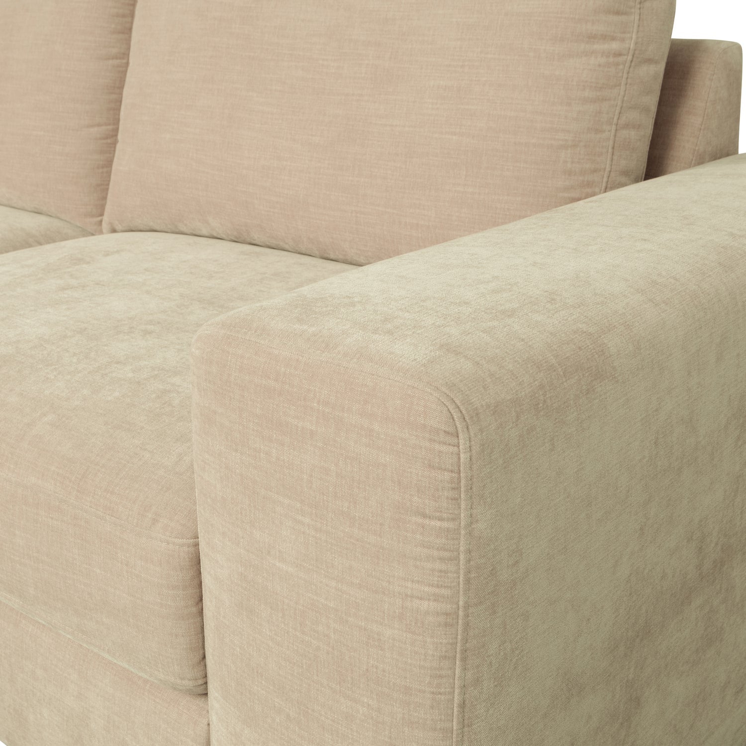 Sofa FAMILY - moduł końcowy prawostronny piaskowy