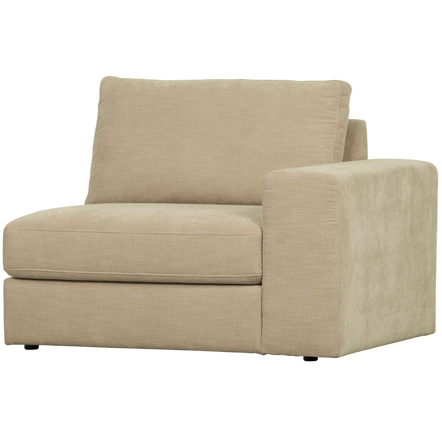 Sofa FAMILY - moduł końcowy prawostronny piaskowy