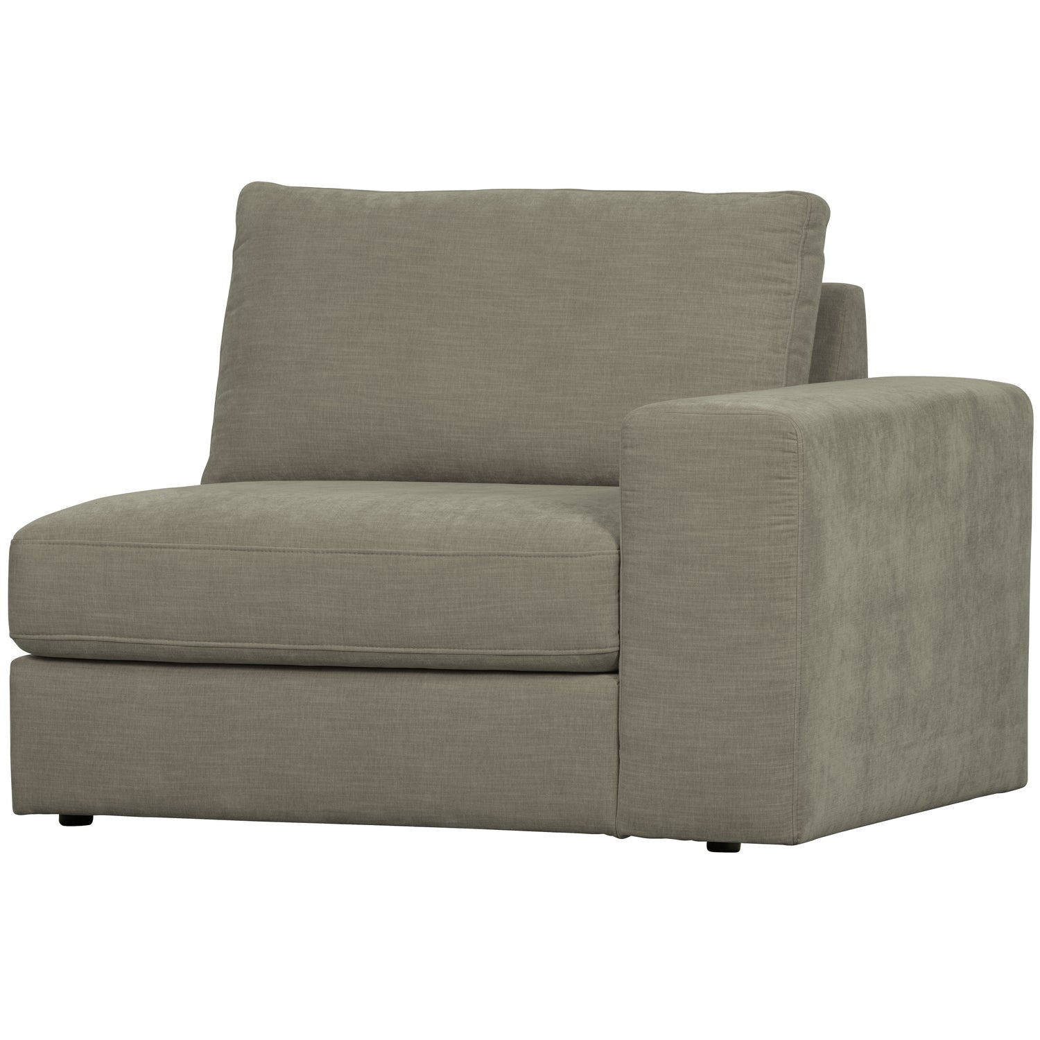 Sofa FAMILY - right-side end module warm gray