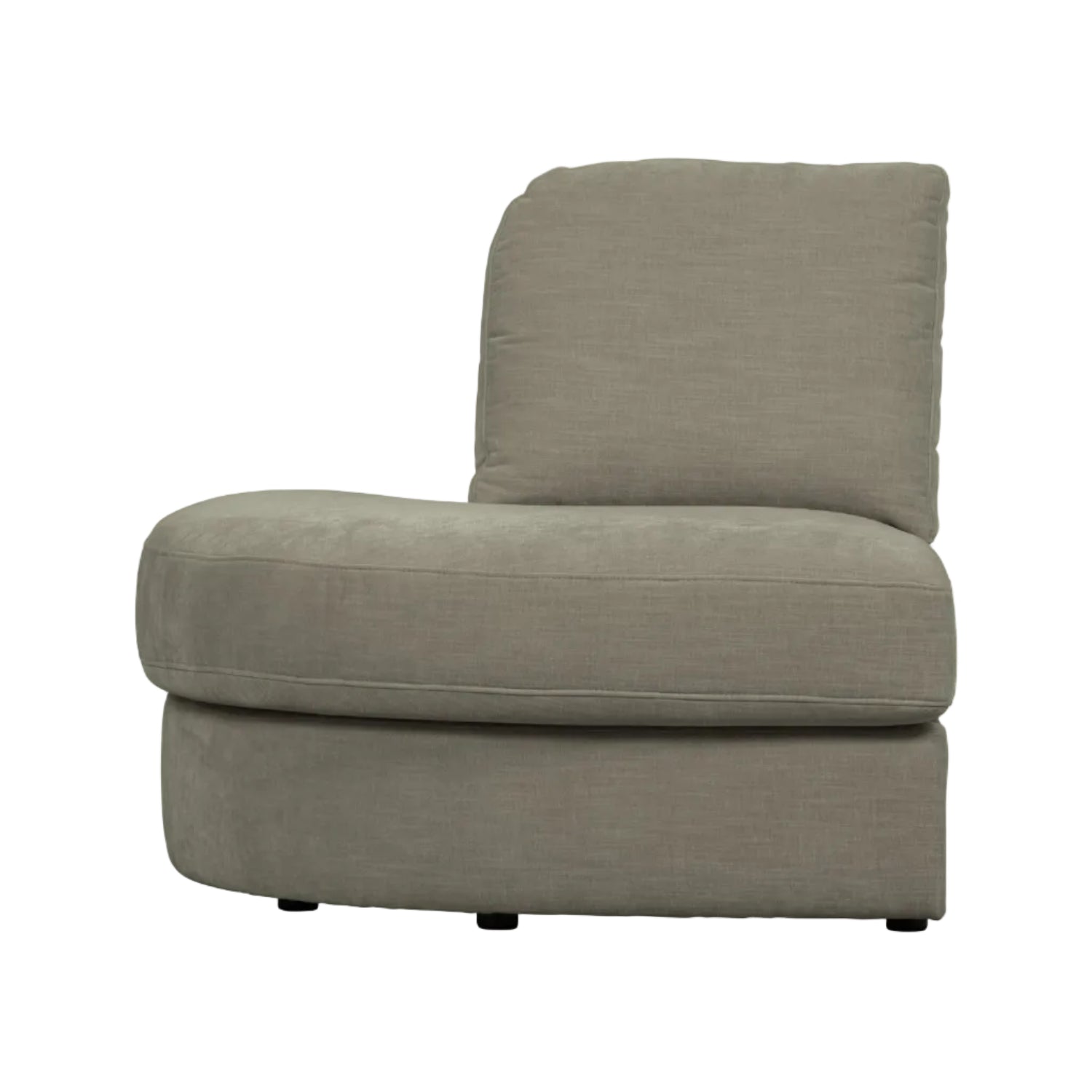 Sofa FAMILY - open left-side module warm gray
