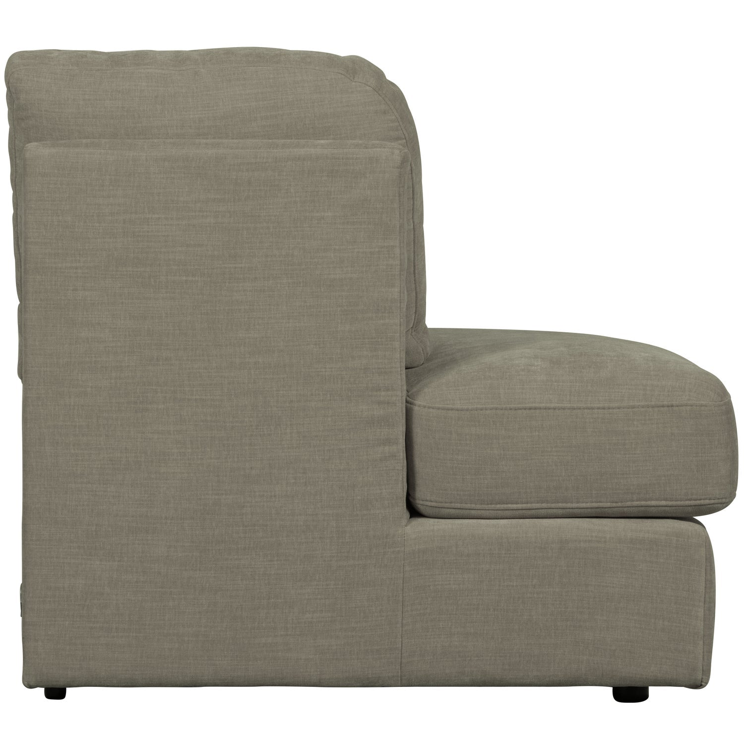 Sofa FAMILY - open left-side module warm gray