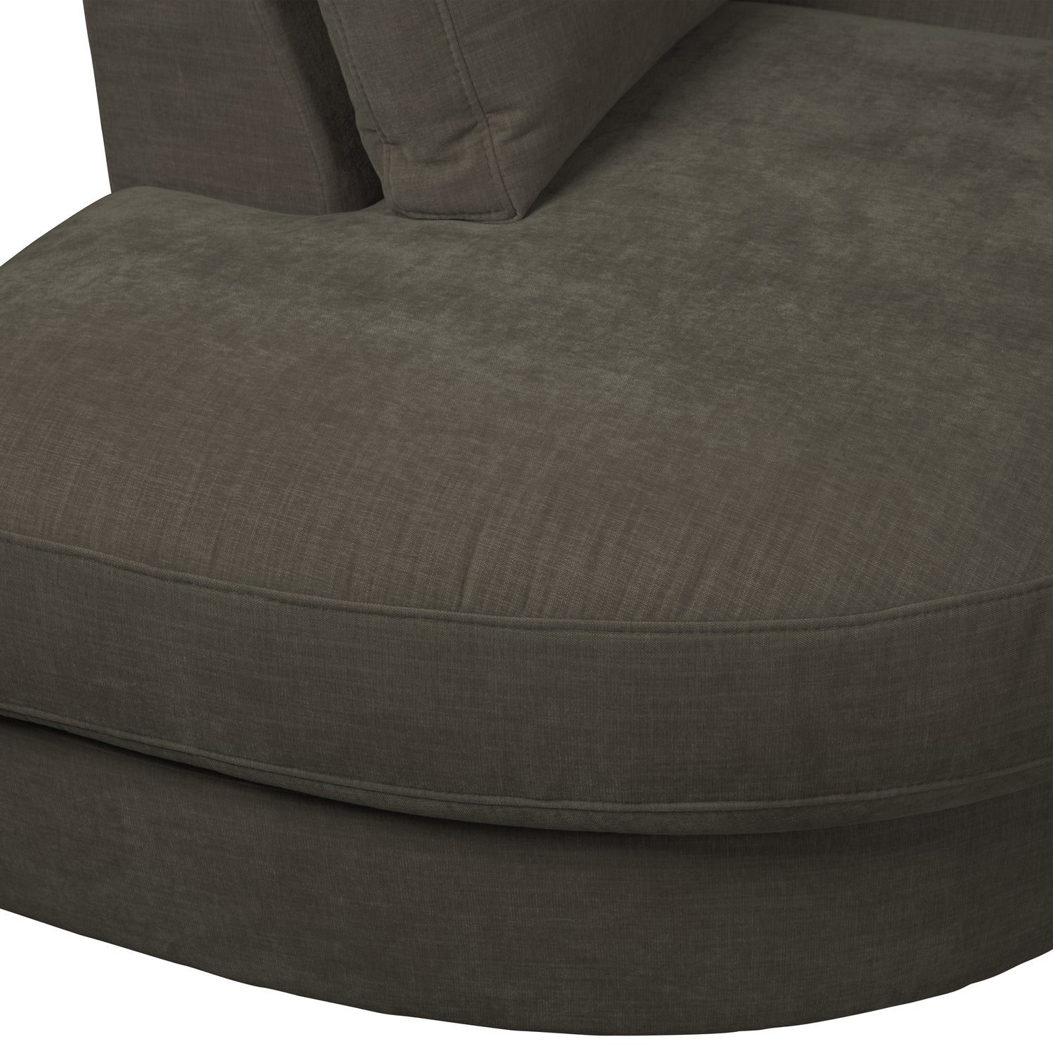 Sofa FAMILY - open left-side module in anthracite