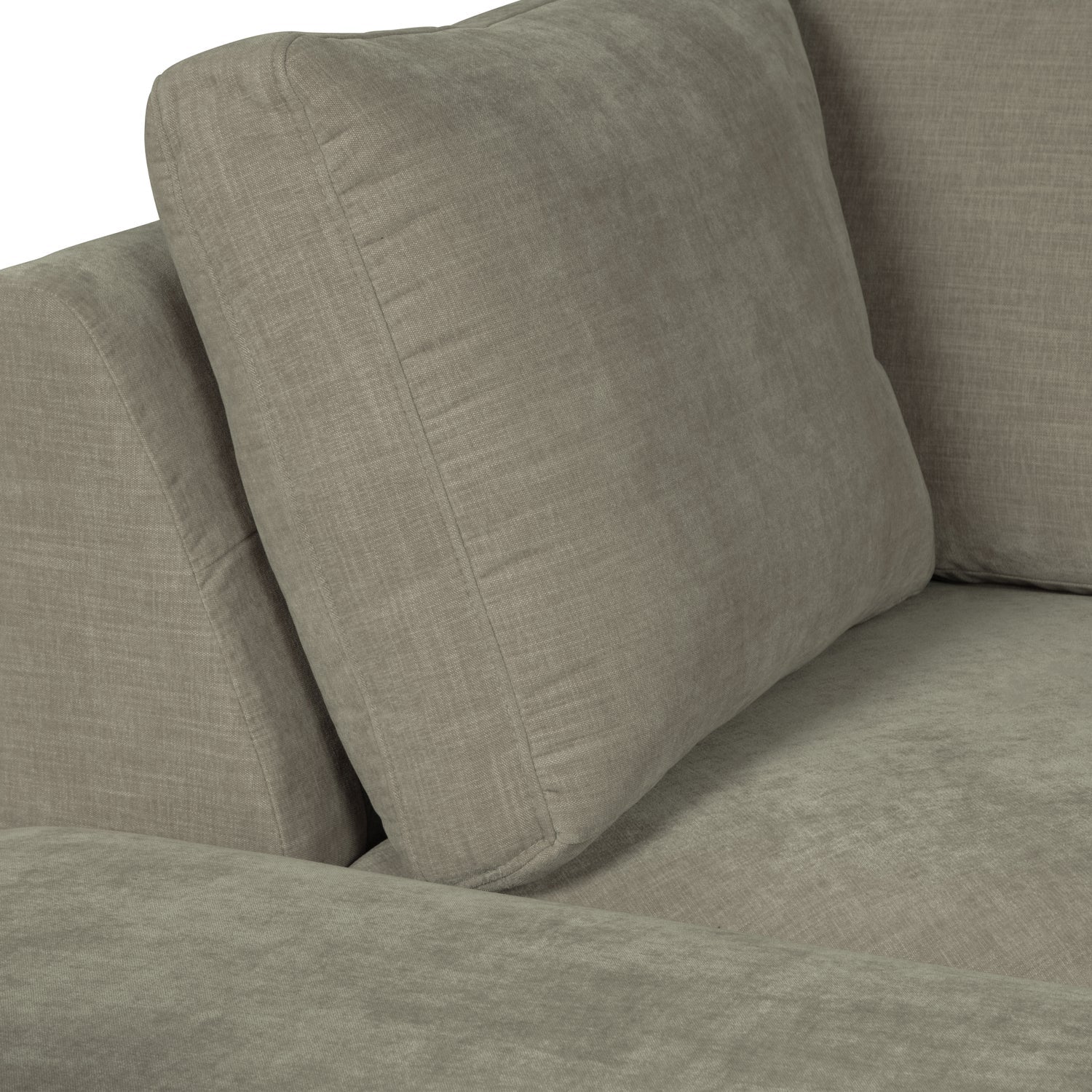 Sofa FAMILY - corner module warm gray