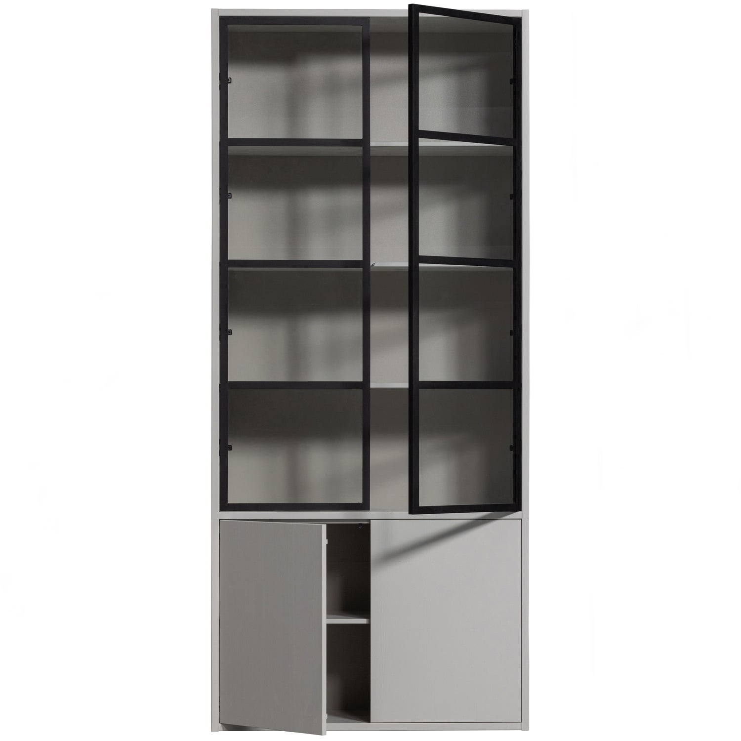 Vitrine BASIC grau