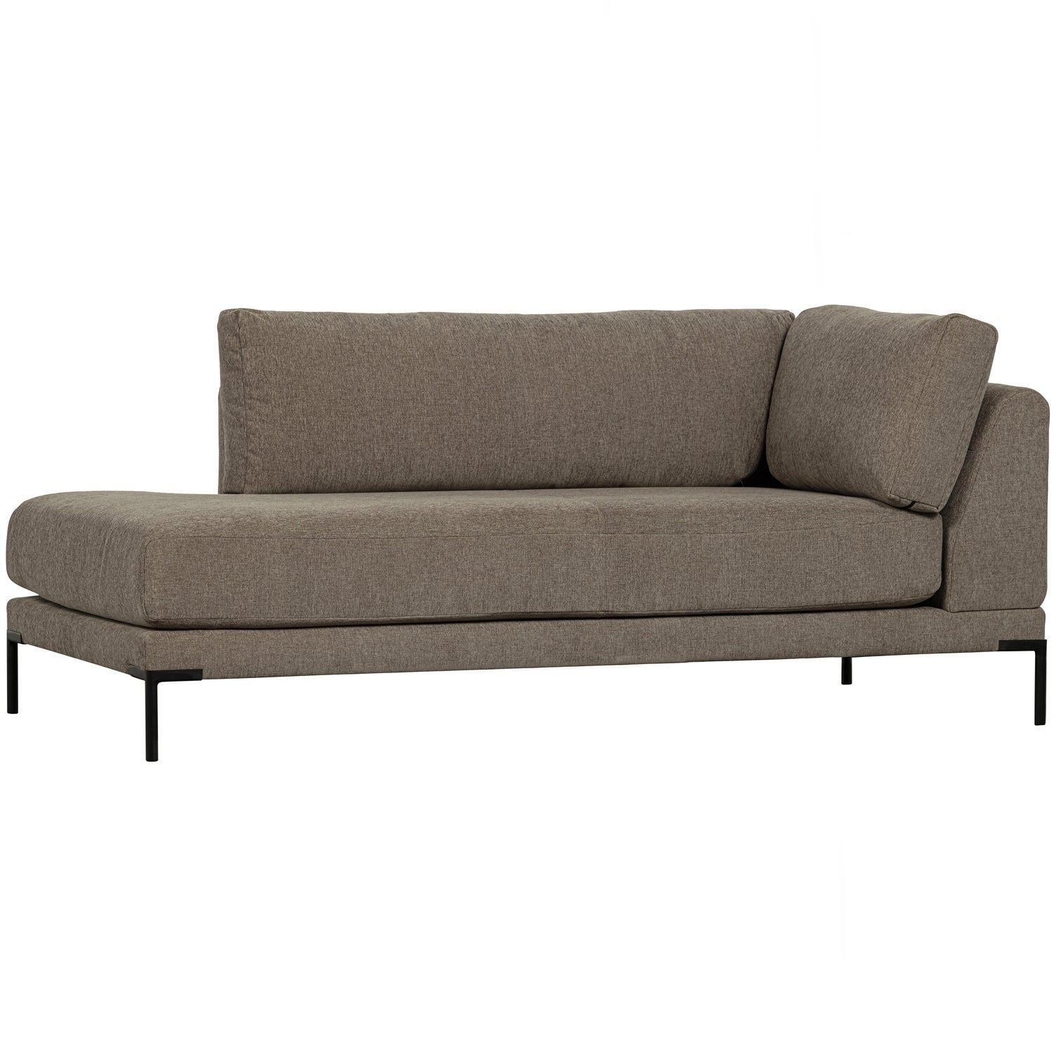 Szezlong prawostronny COUPLE taupe