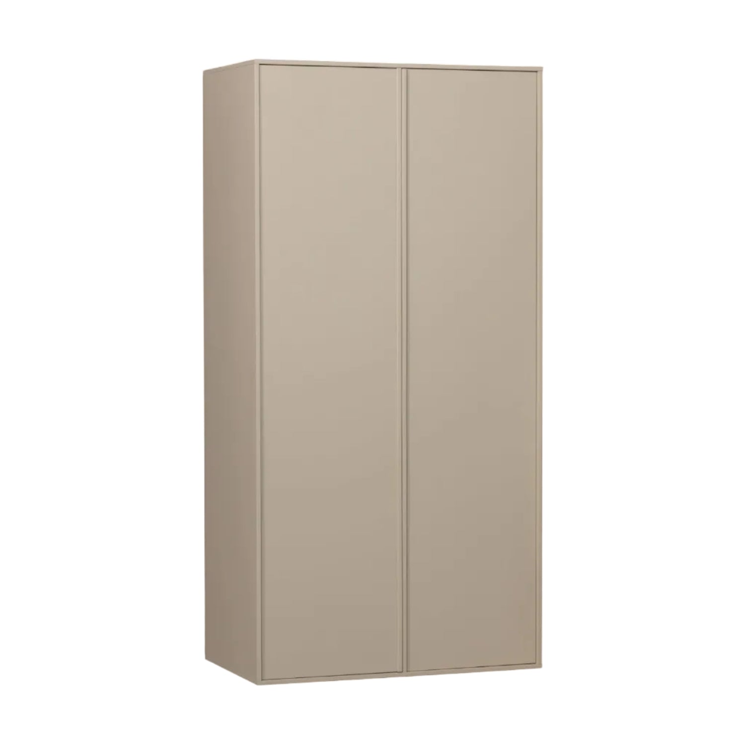 Kleiderschrank 2-türig DAILY grau-beige
