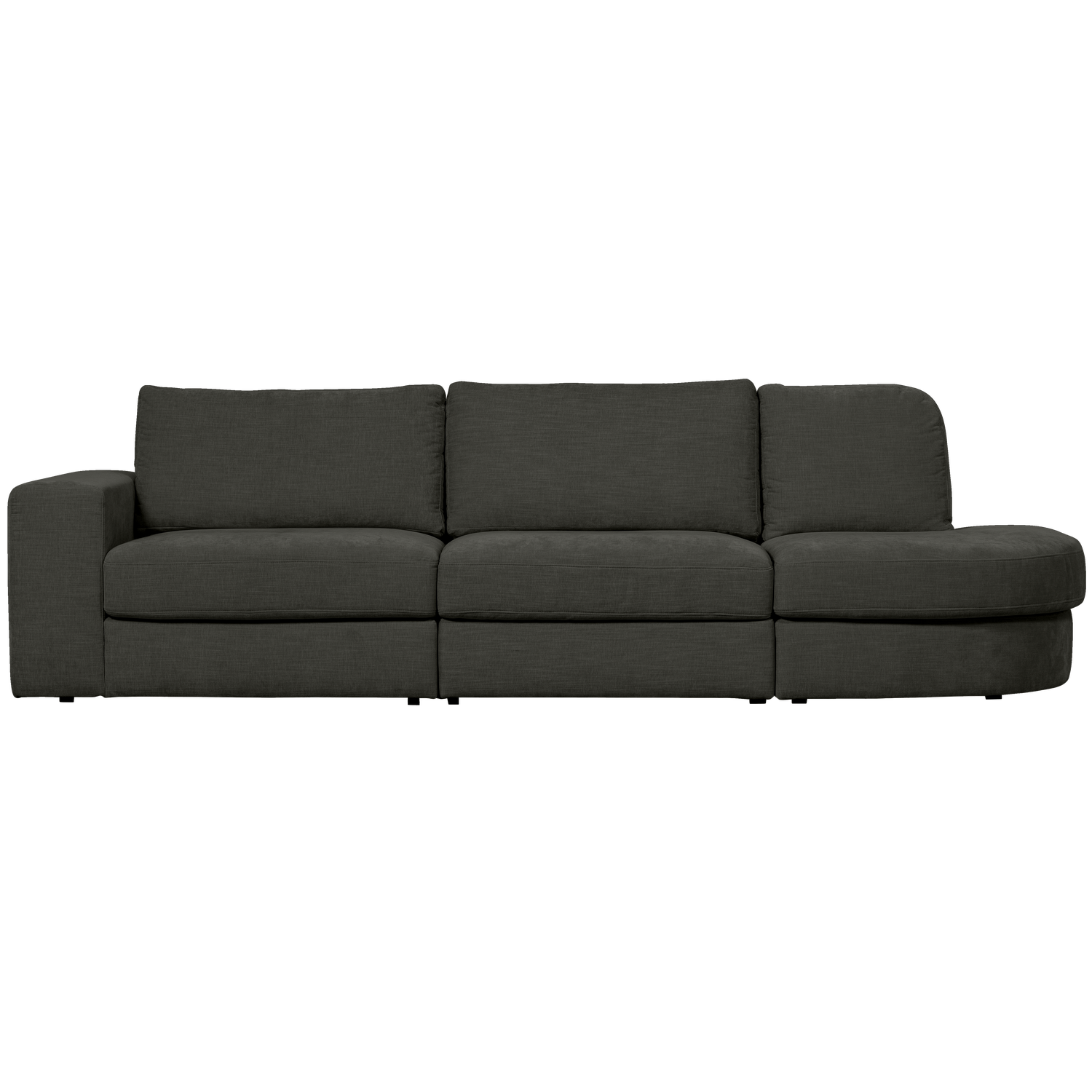 Sofa otwarta prawostronna FAMILY antracytowy