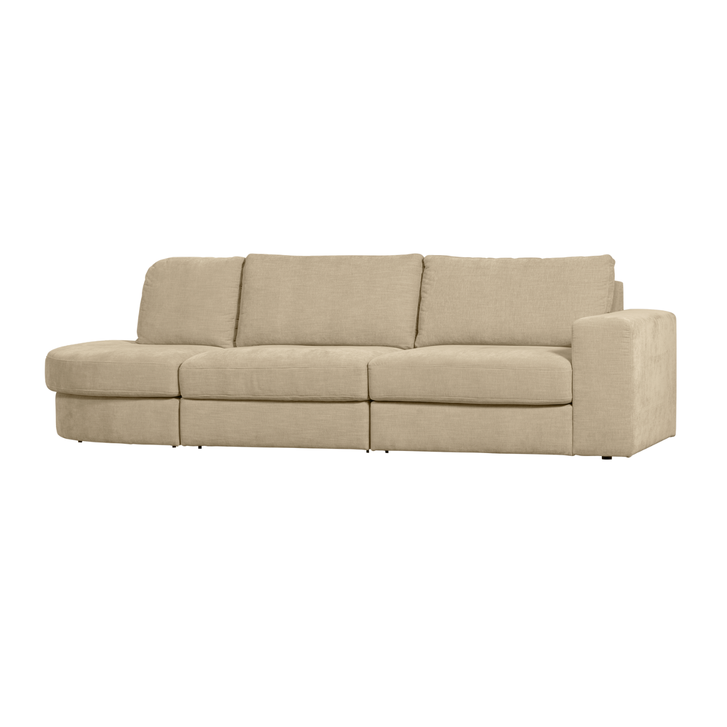 Sofa otwarta lewostronna FAMILY piaskowy