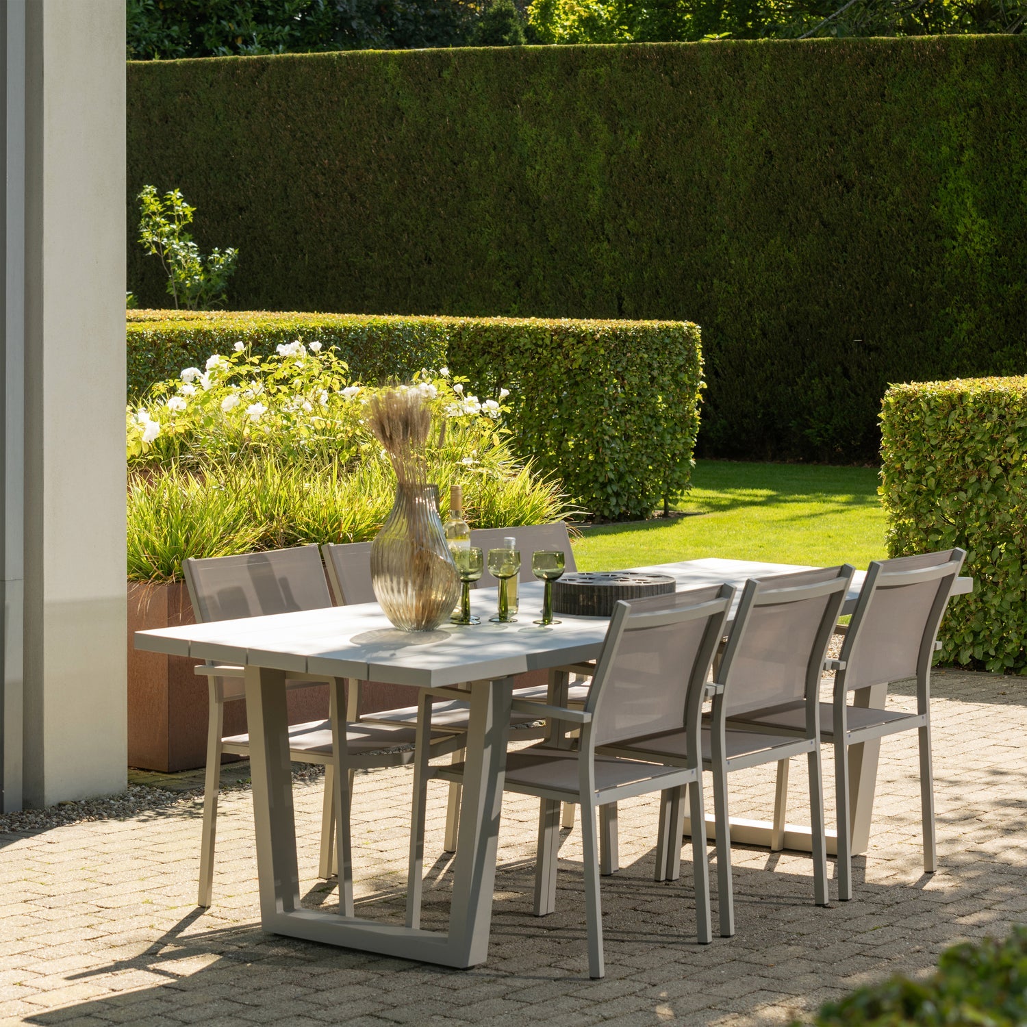 Stół ogrodowy BEAR piaskowy szary