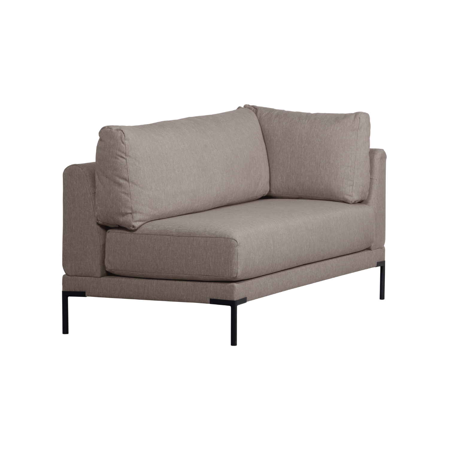 Szezlong lewostronny COUPLE DINING BENCH taupe